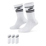 Nike Clothing Nike Sportswear Everyday Essential Tennis Socks 3 Pack-White,Black