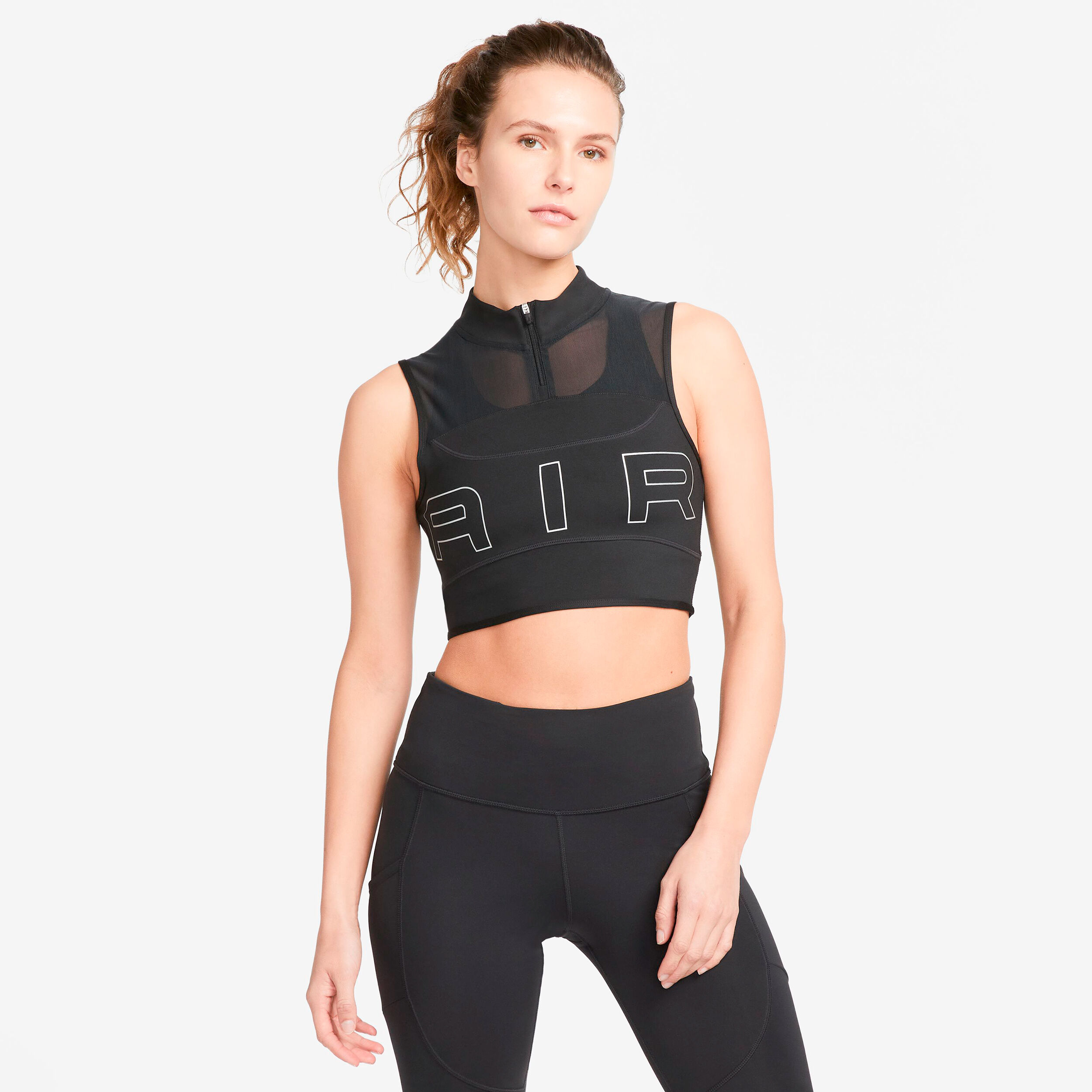 Nike crop running top clearance
