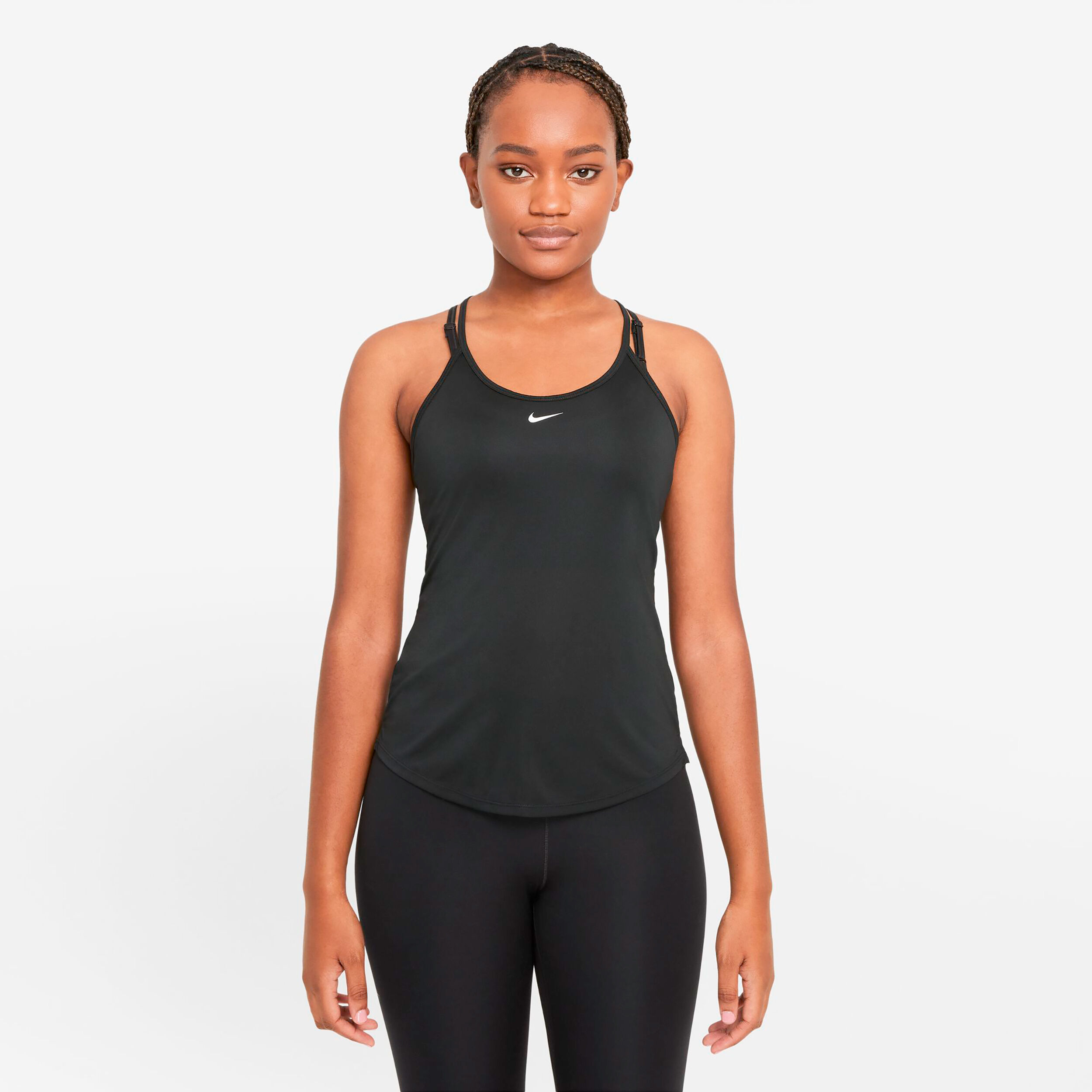 Buy Nike Dri Fit One Elstka Tank Top Women Black White online Running Point COM