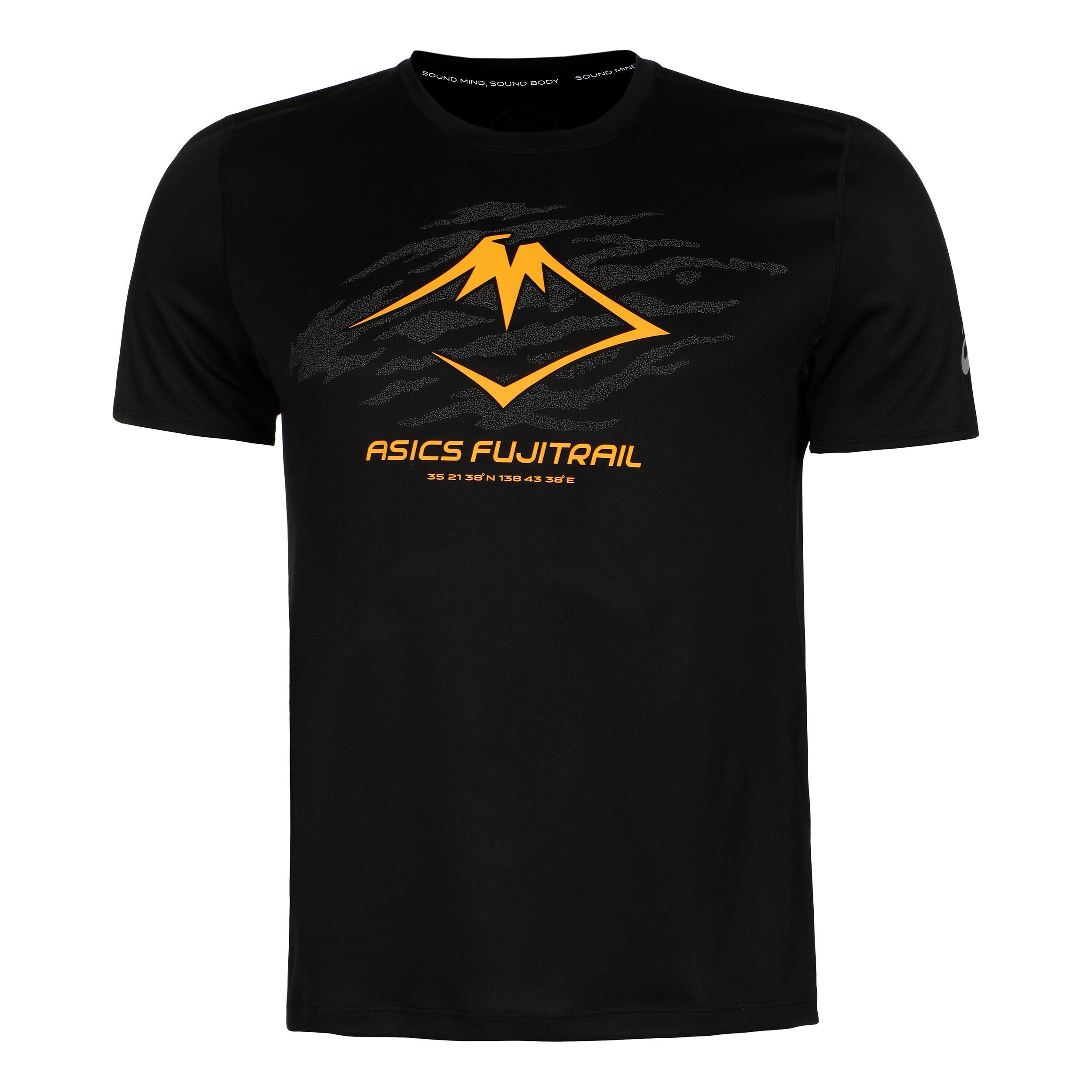 Buy ASICS Fujitrail Logo Running Shirt Men Black online