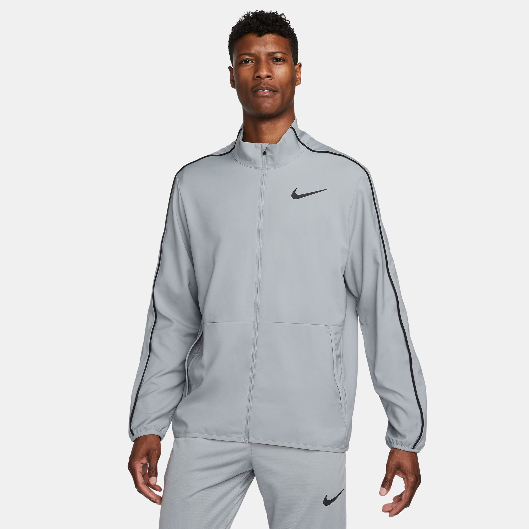 Dri Fit Team Woven Training Jacket Men Grey