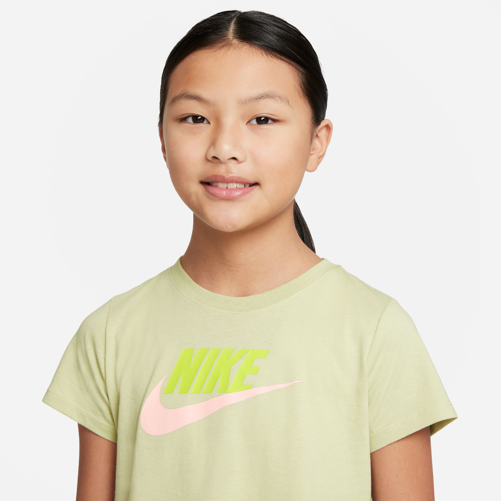 Buy Nike Sportswear Cropped T Shirt Kids Light Green online Running Point COM