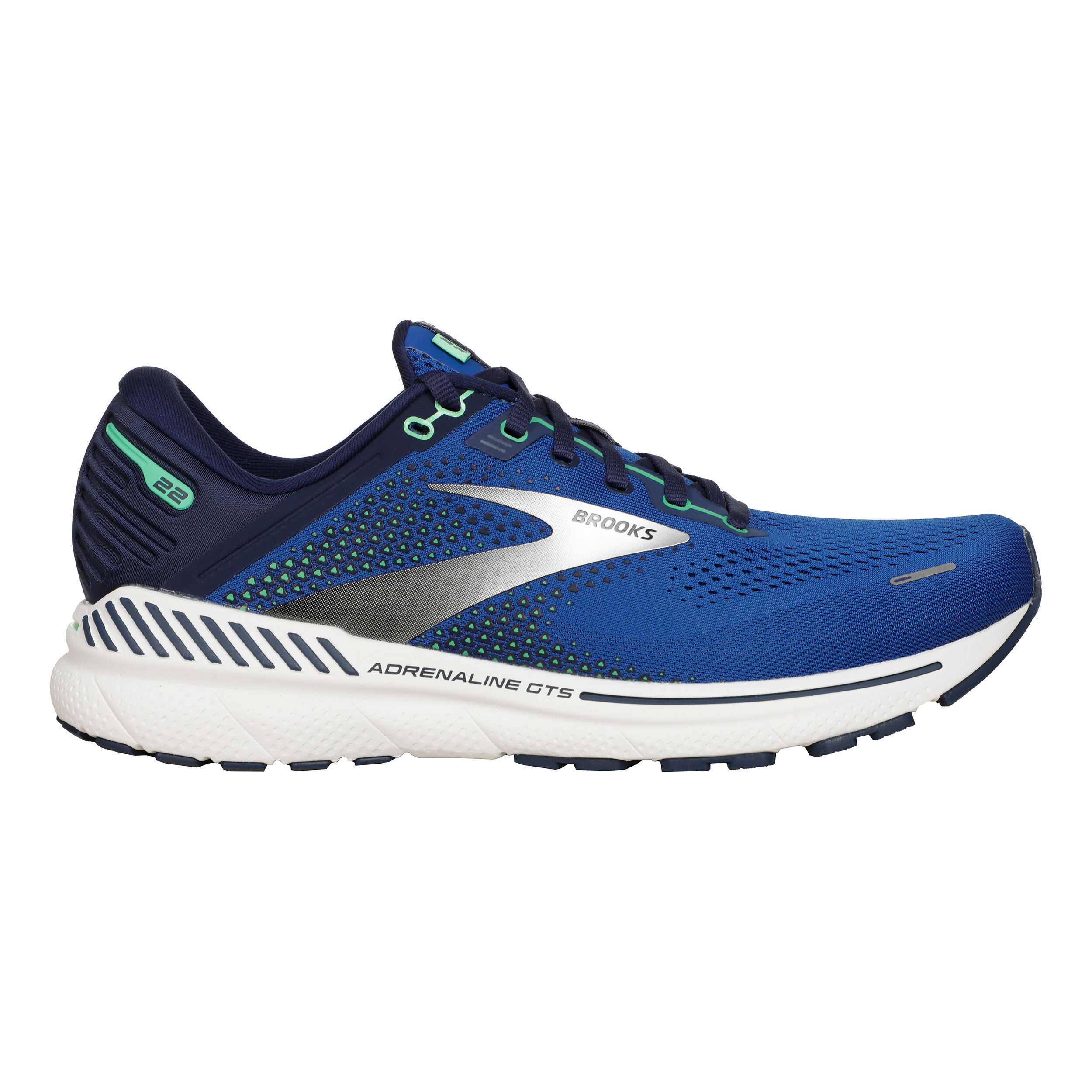 Buy Brooks Adrenaline GTS 22 Stability Running Shoe Men Blue White online Running Point COM