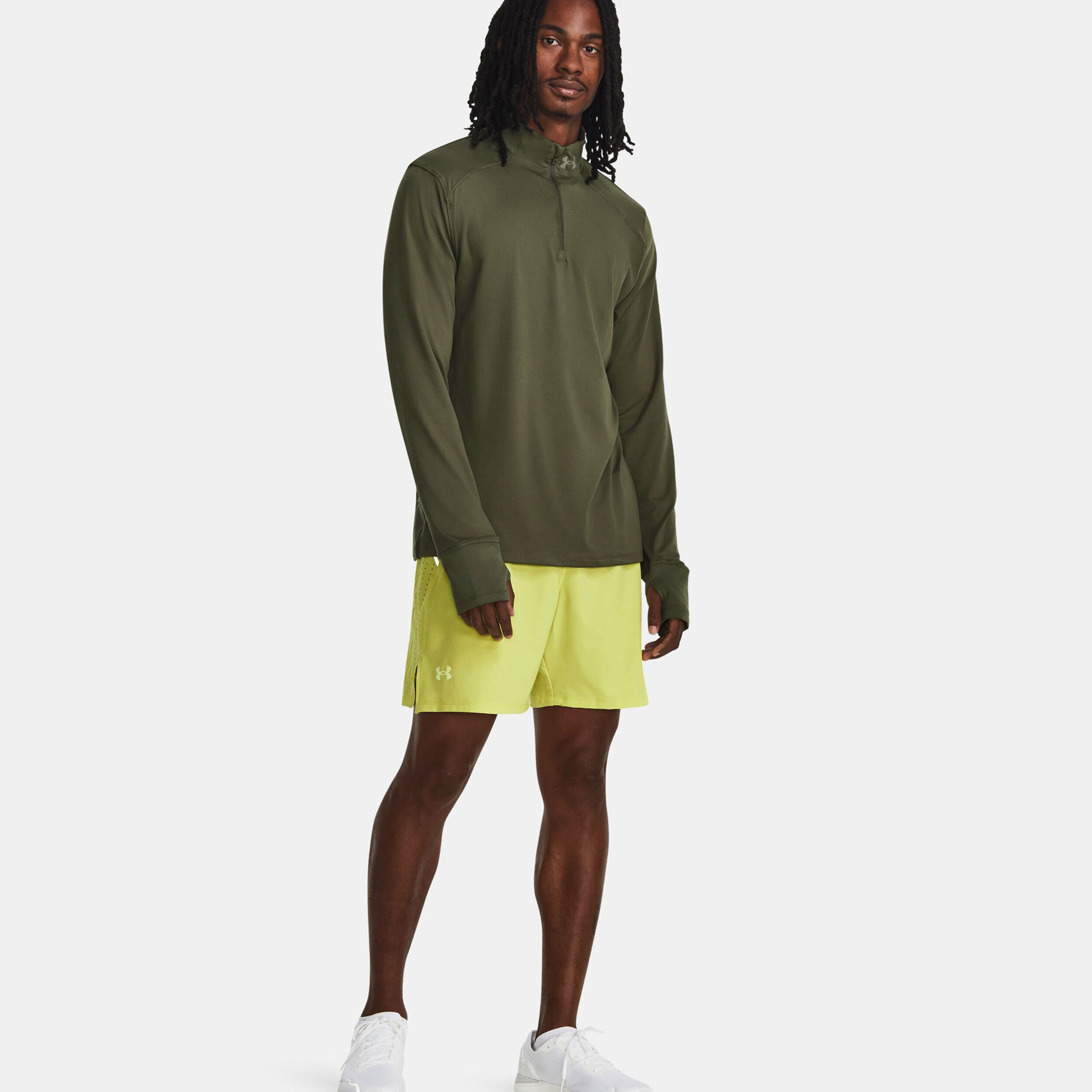 Buy Under Armour Qualifier Run 1/4 Zip Running Top Men Green online |  Running Point COM