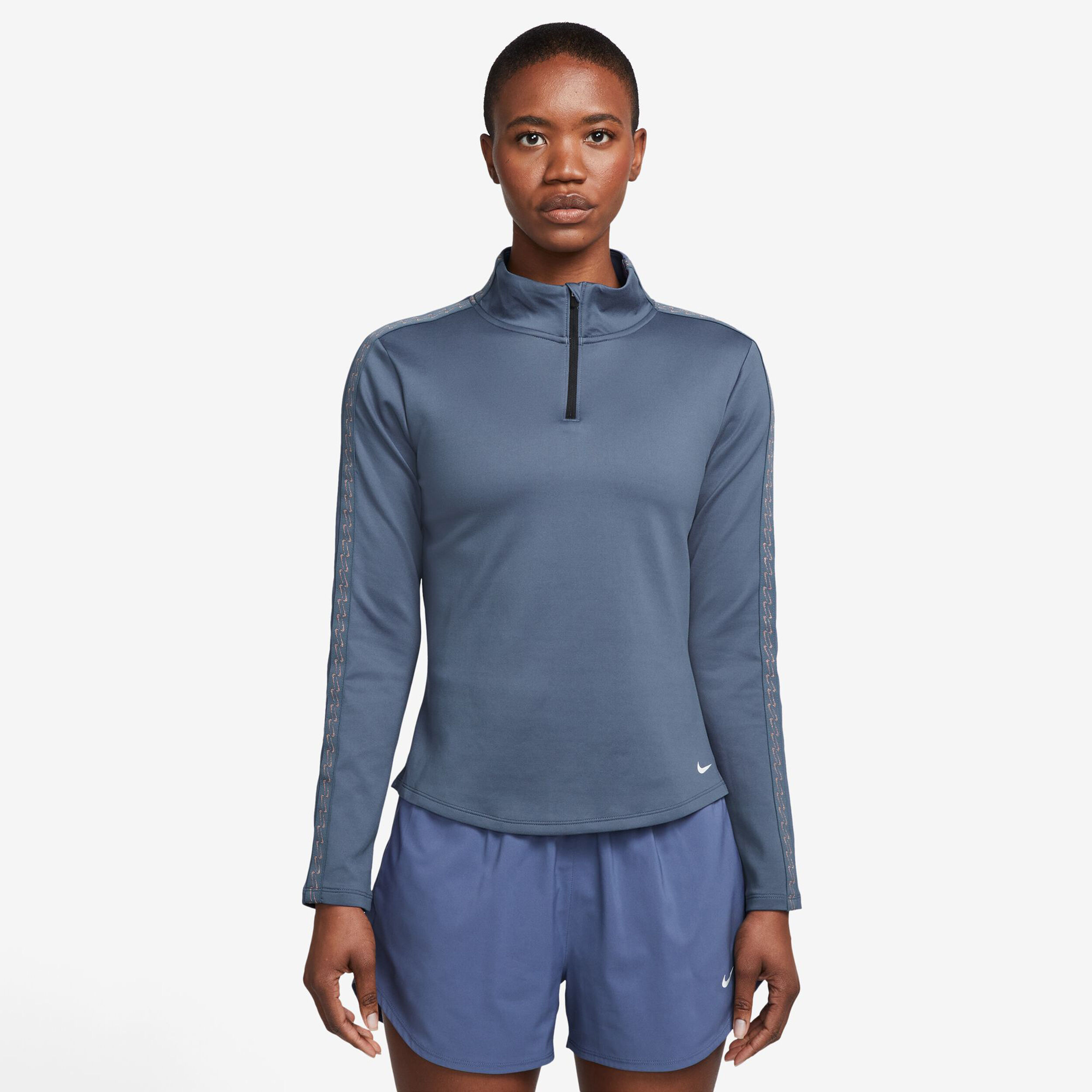 Nike ladies half zip top discount