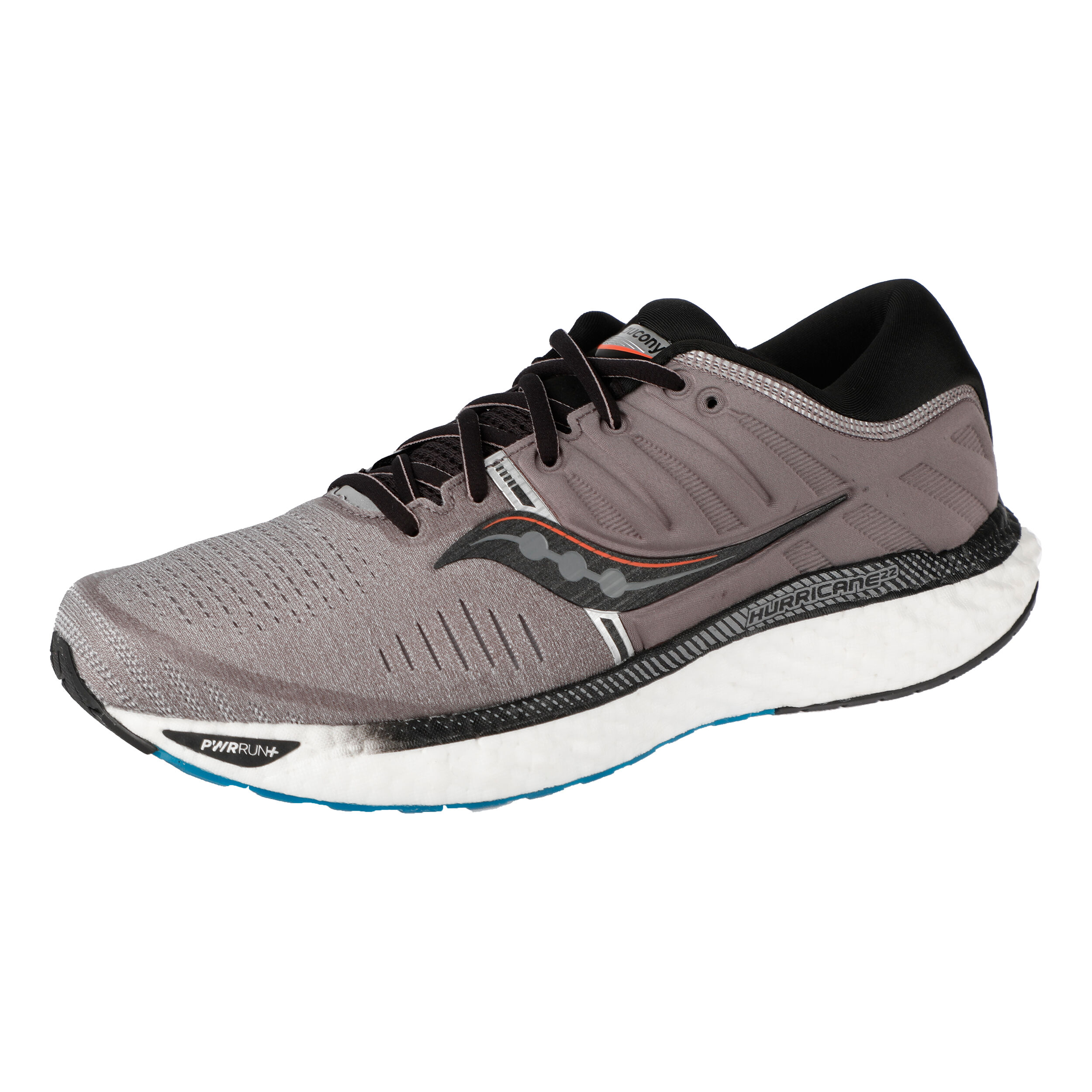 Buy Saucony Hurricane 22 Stability Running Shoe Men Grey Black online Running Point COM