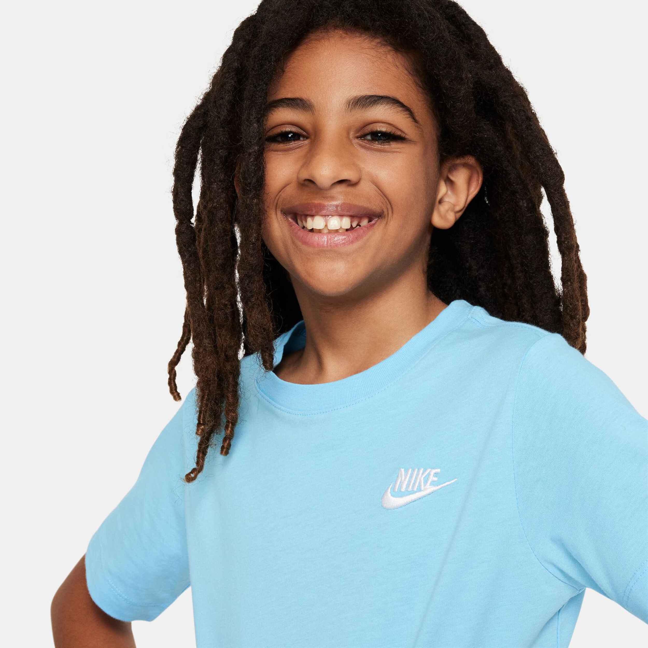 Buy Nike Sportswear T-Shirt Boys Light Blue online | Running