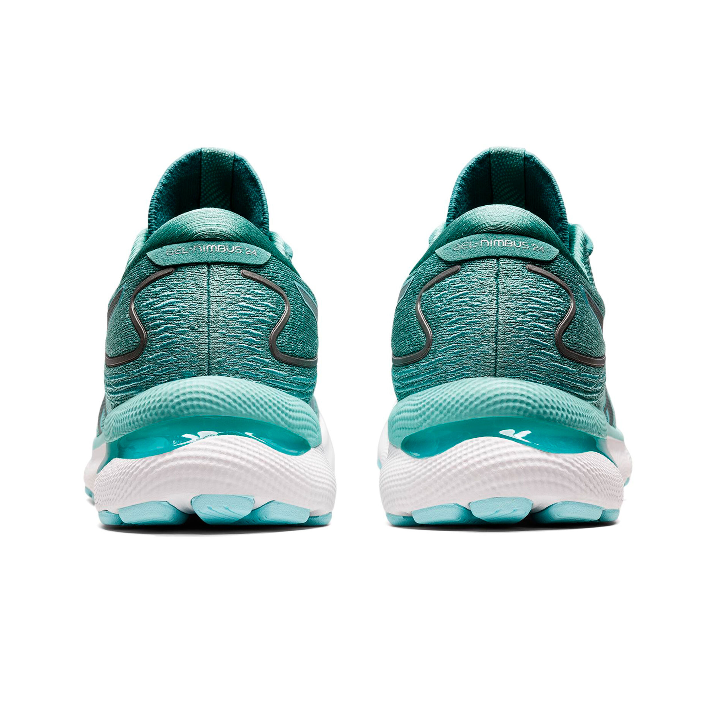Gel Nimbus 24 Neutral Running Shoe Women Turquoise