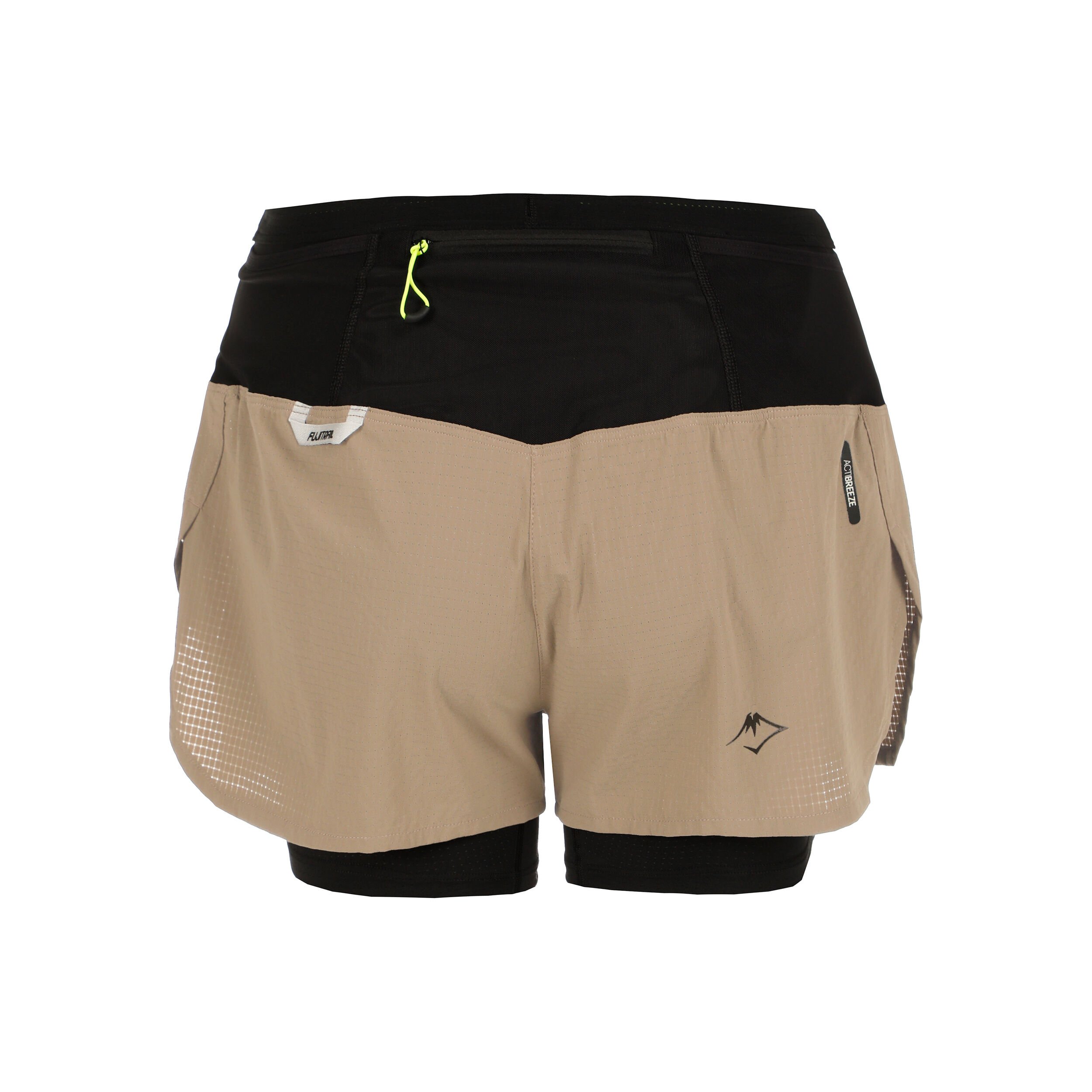 Buy ASICS Fujitrail 2 N 1 Running Shorts Women Beige Black online Running Point COM