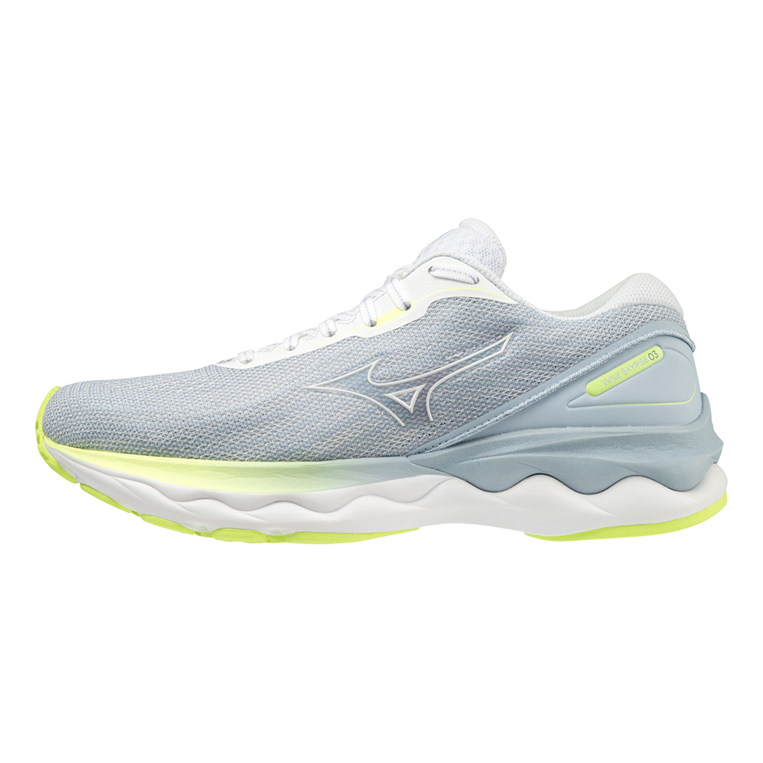 Buy Mizuno Wave Skyrise 3 Neutral Running Shoe Women Grey Blue online Running Point COM