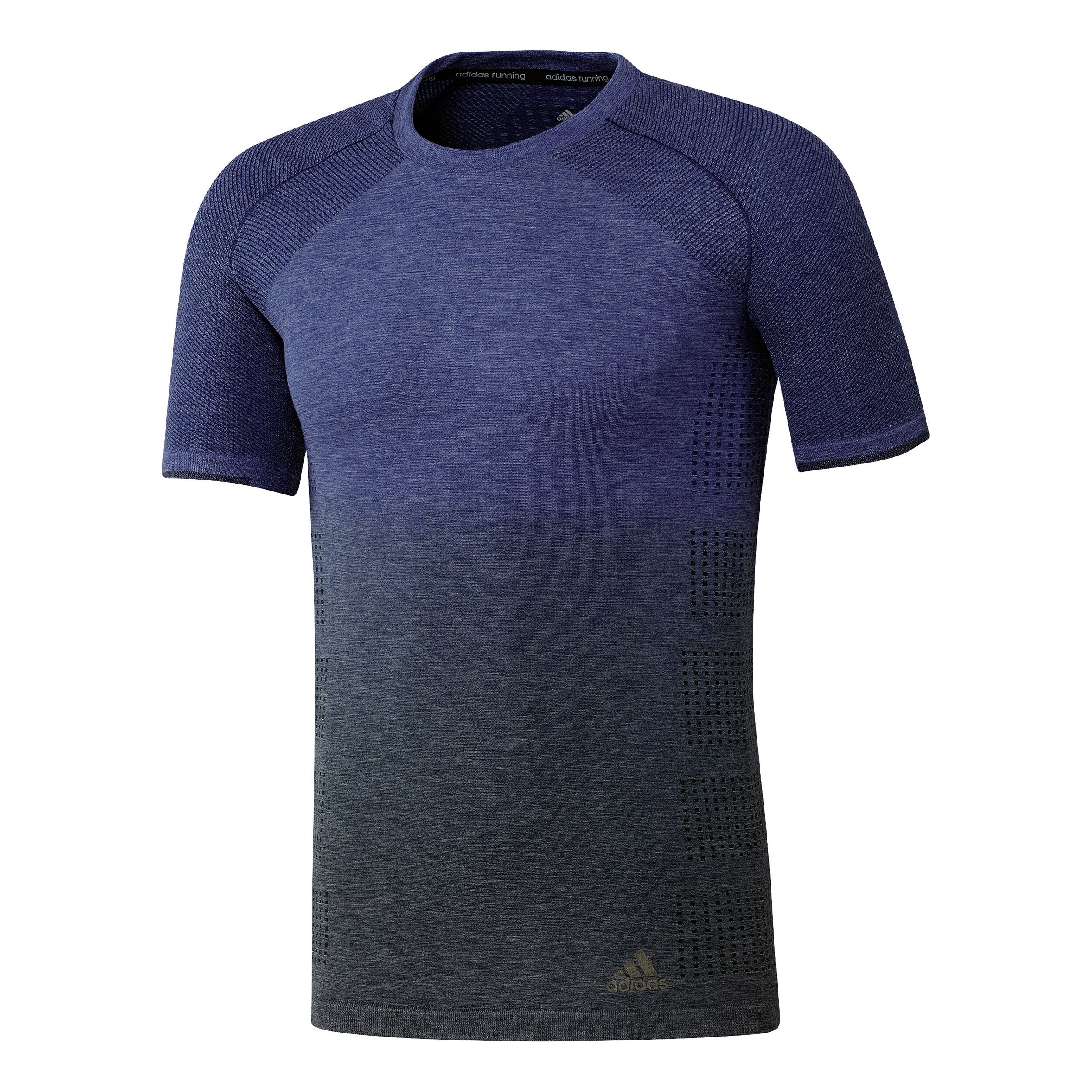 Buy adidas Primeknit Wool Dip Dye T Shirt Men Dark Blue Dark Grey online Running Point COM