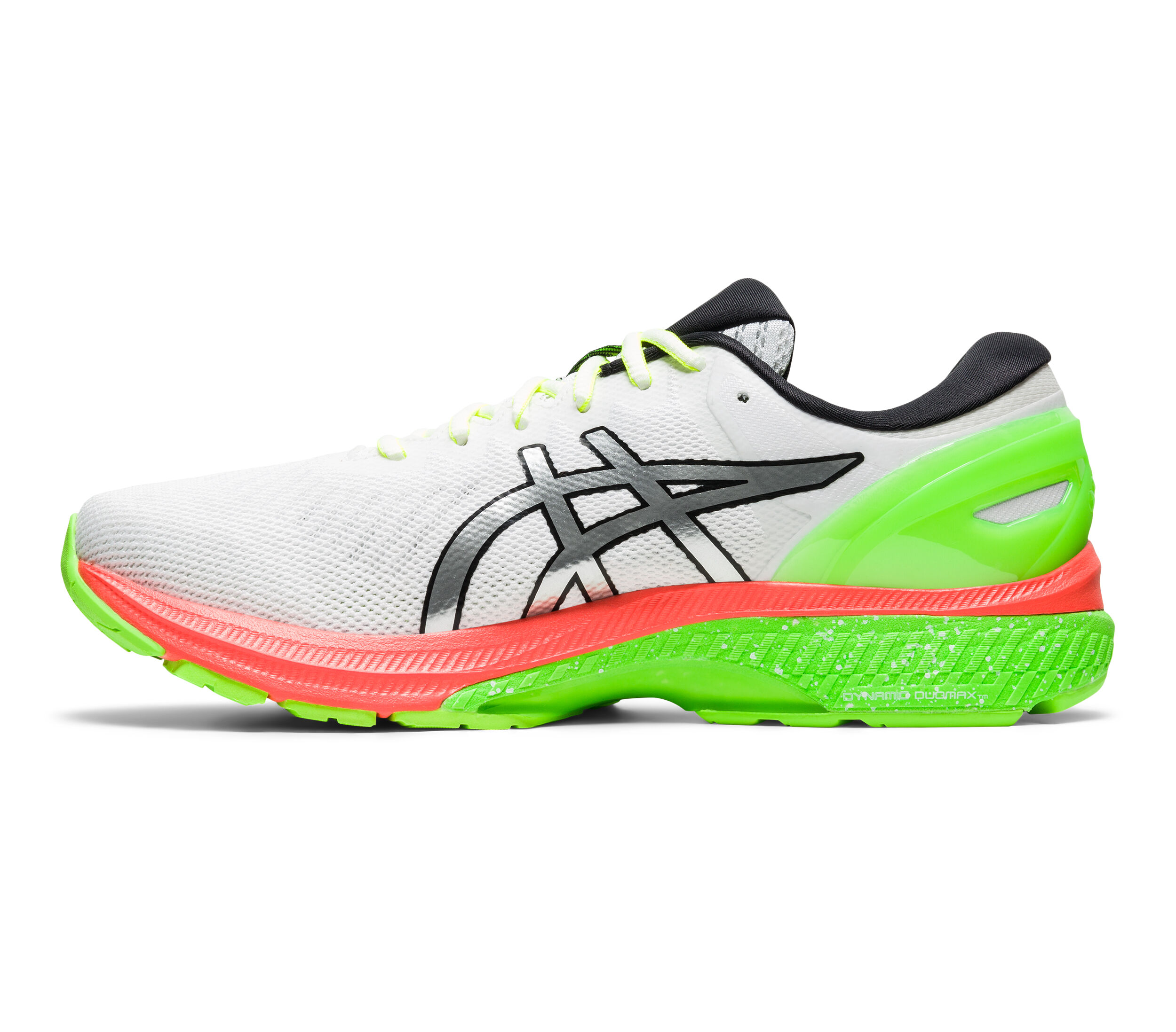 Buy ASICS Gel Kayano 27 Summer Lite Show Stability Running Shoe Men White Neon Green online Running Point COM