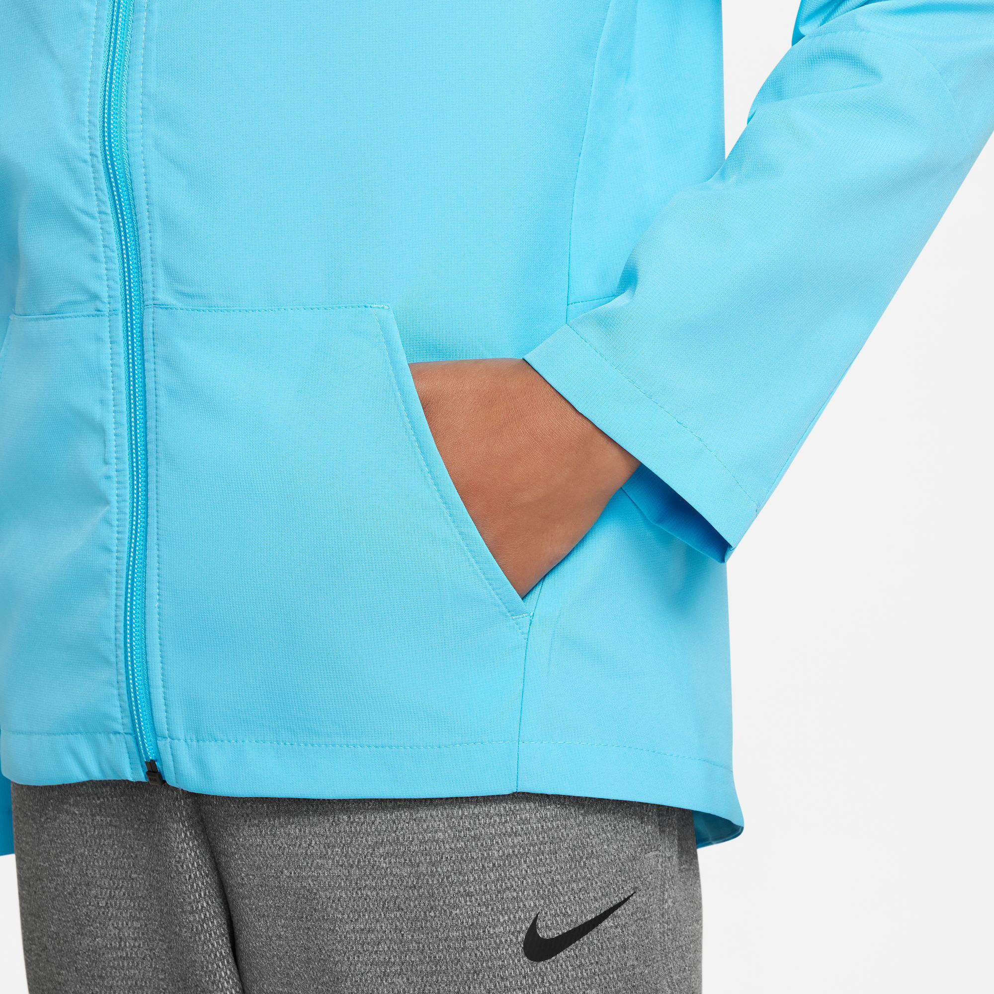 Nike jacket light blue deals