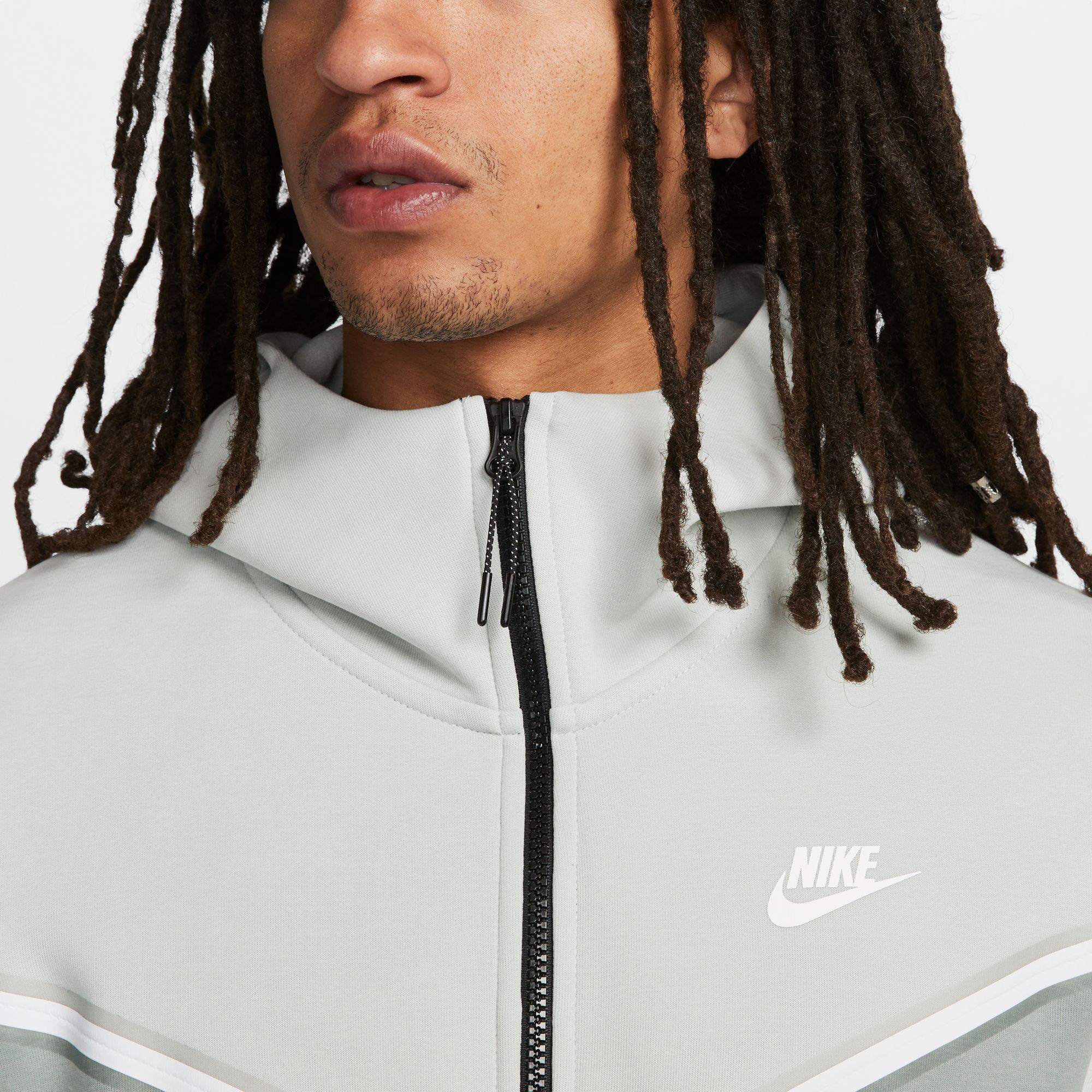 Buy Nike Sportswear Tech Fleece Zip Hoodie Men Grey Green online Running Point COM