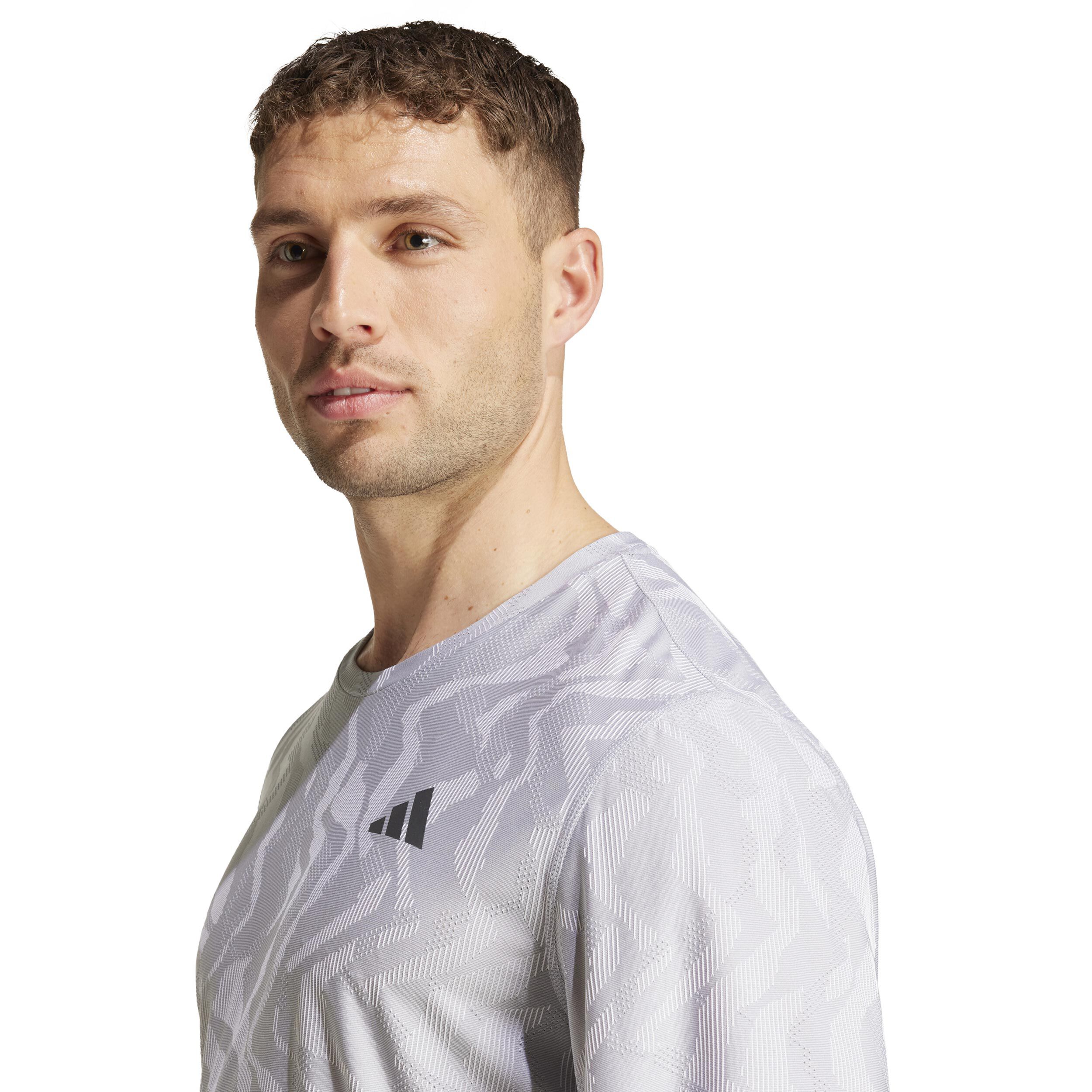 Buy adidas Ultimate Engineered Running Shirt Men Silver