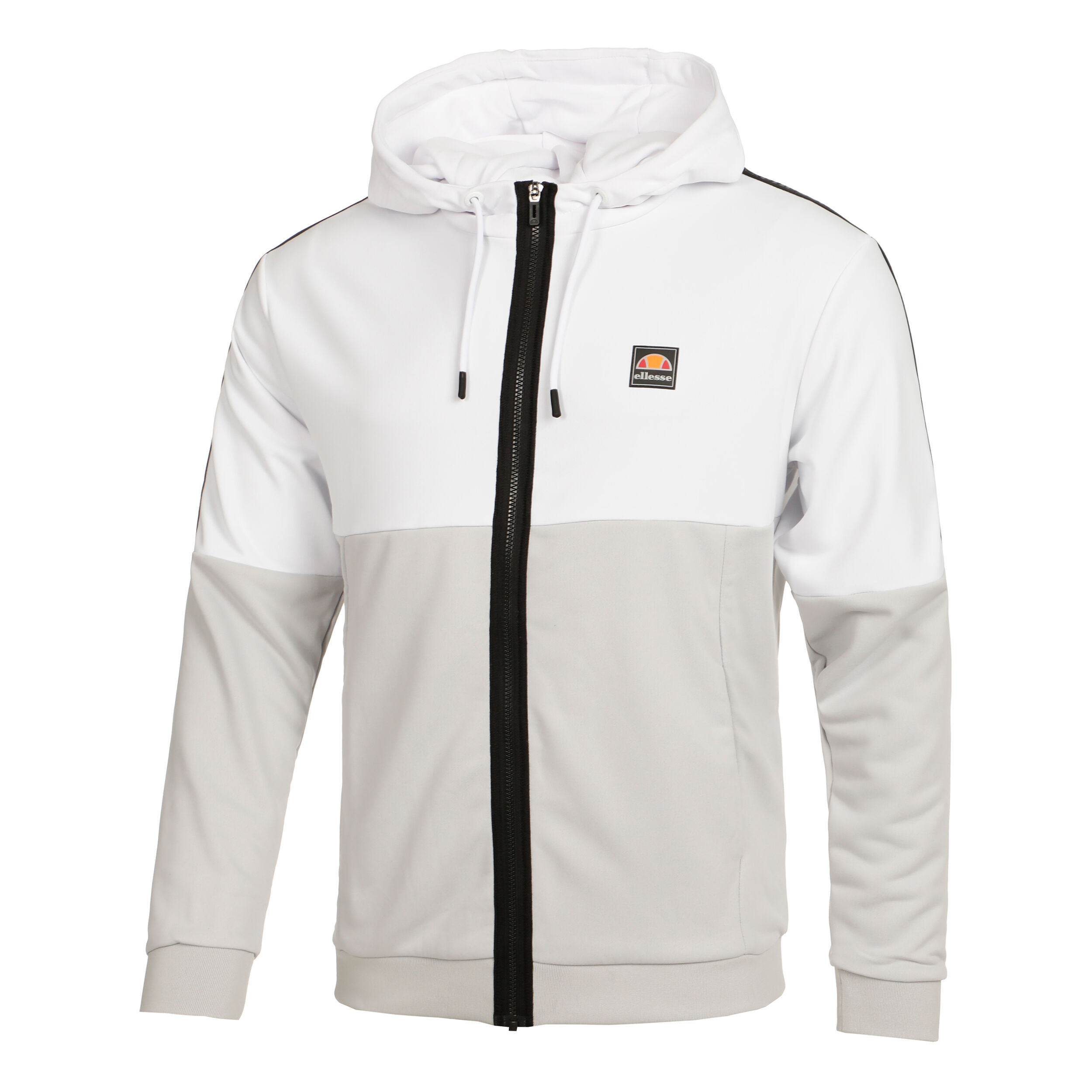 Ellesse grey zip hoodie new arrivals