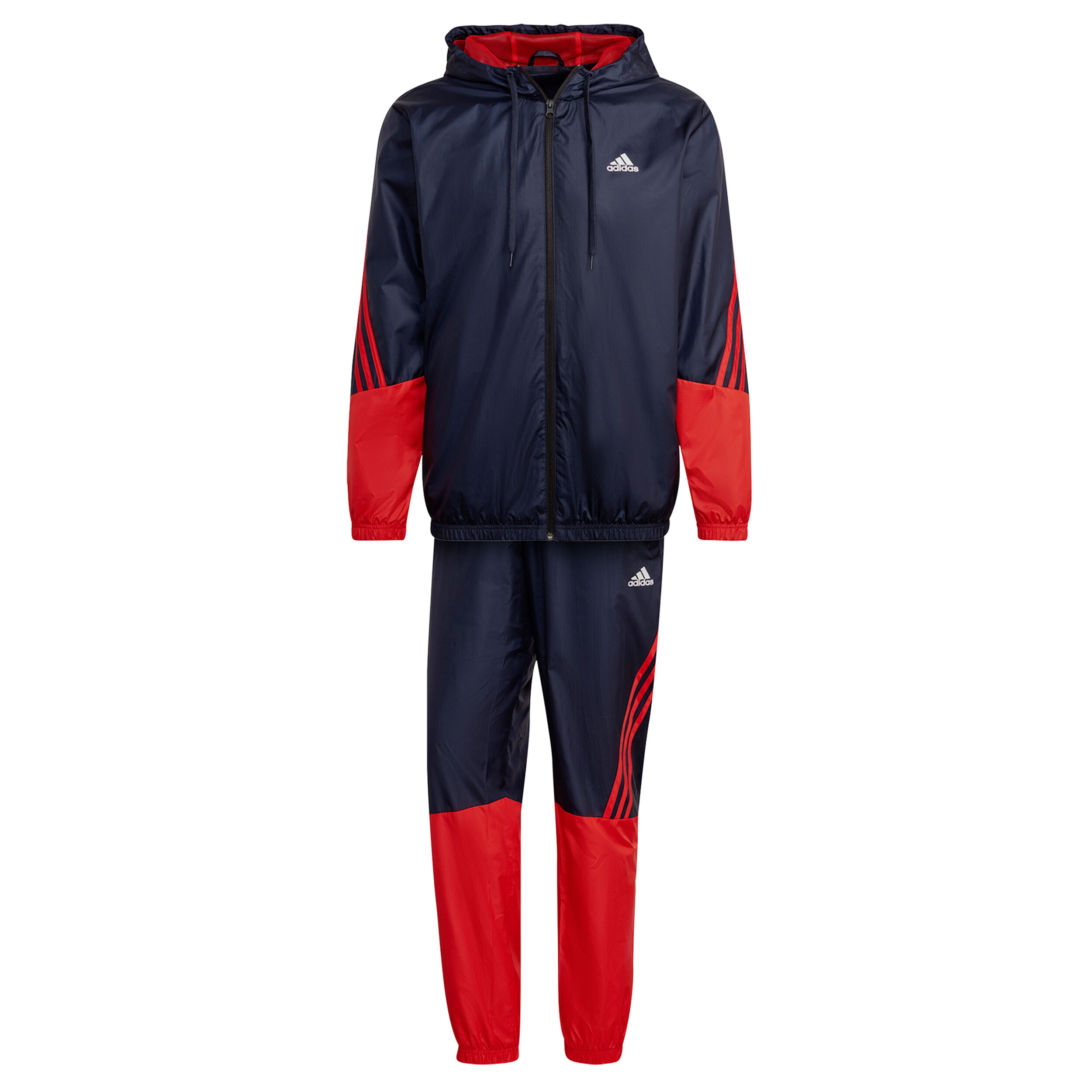 Adidas hooded tracksuit store