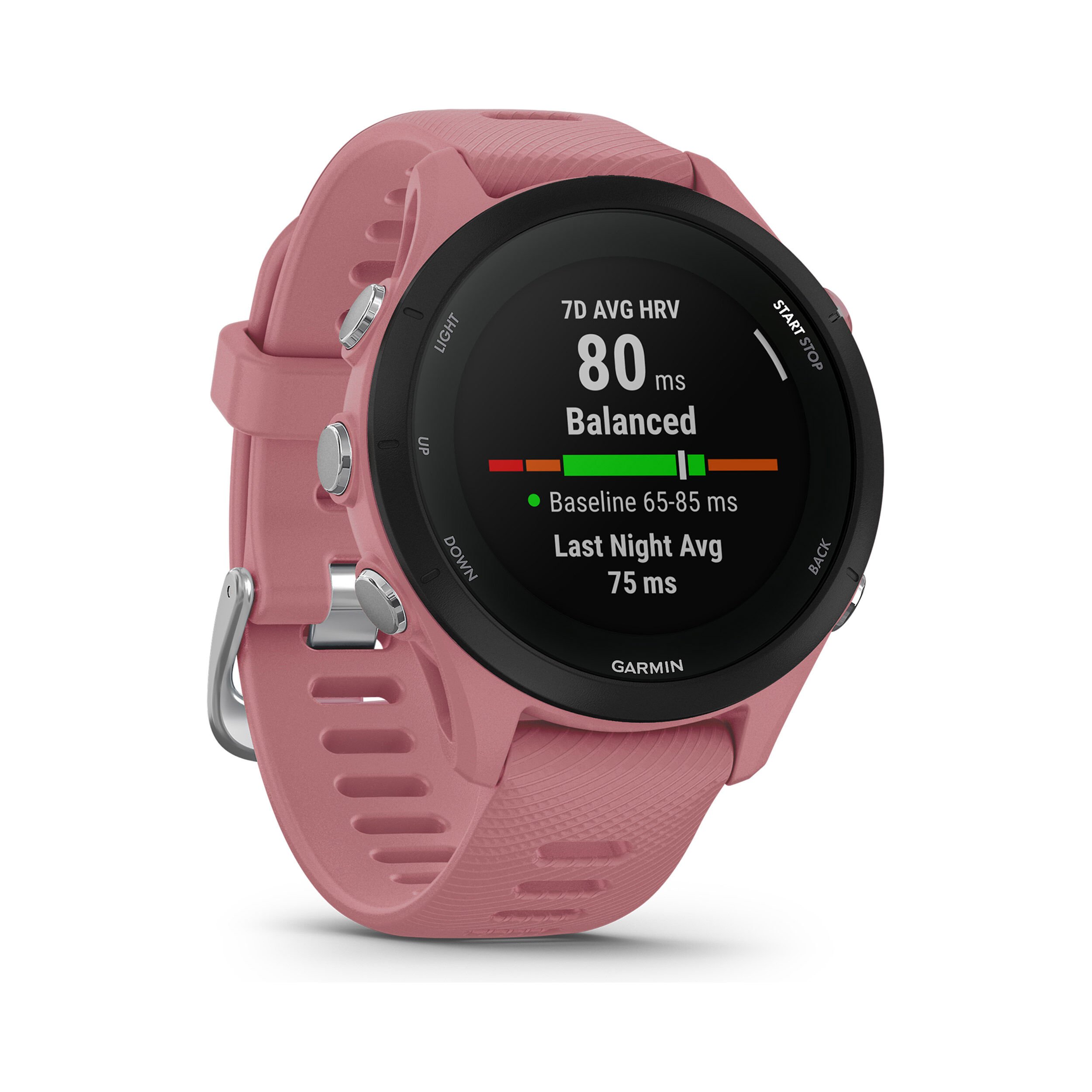 Buy Garmin Forerunner 255 S Pulse Watch Pink online Running