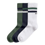 Björn Borg Clothing Björn Borg Double Stripe Ankle Crew Sports socks Men - dark blue, multicoloured