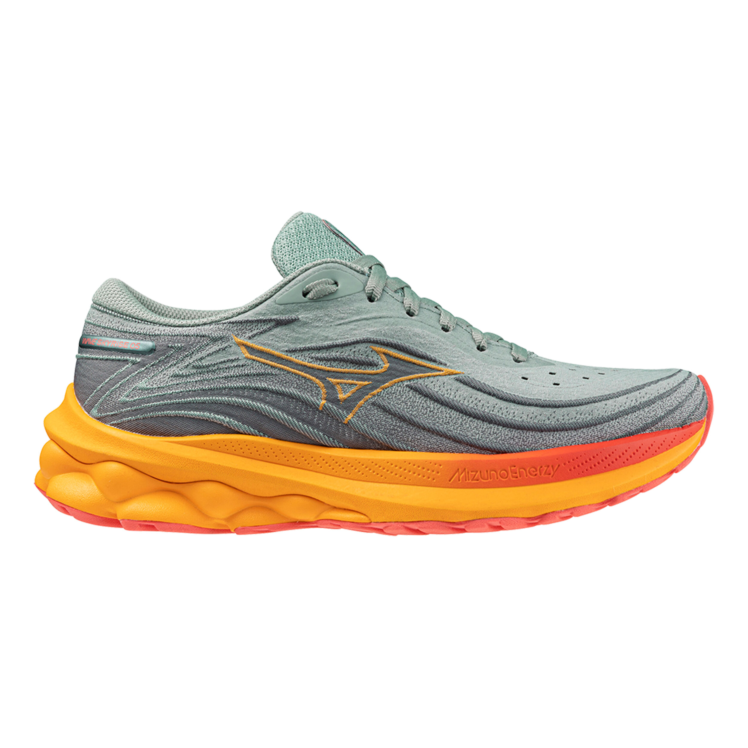 Buy Mizuno Wave Skyrise 5 Neutral Running Shoe Women Grey Orange
