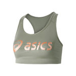 ASICS Clothing ASICS Sakura Spiral Sports Bras Women-Grey,Apricot