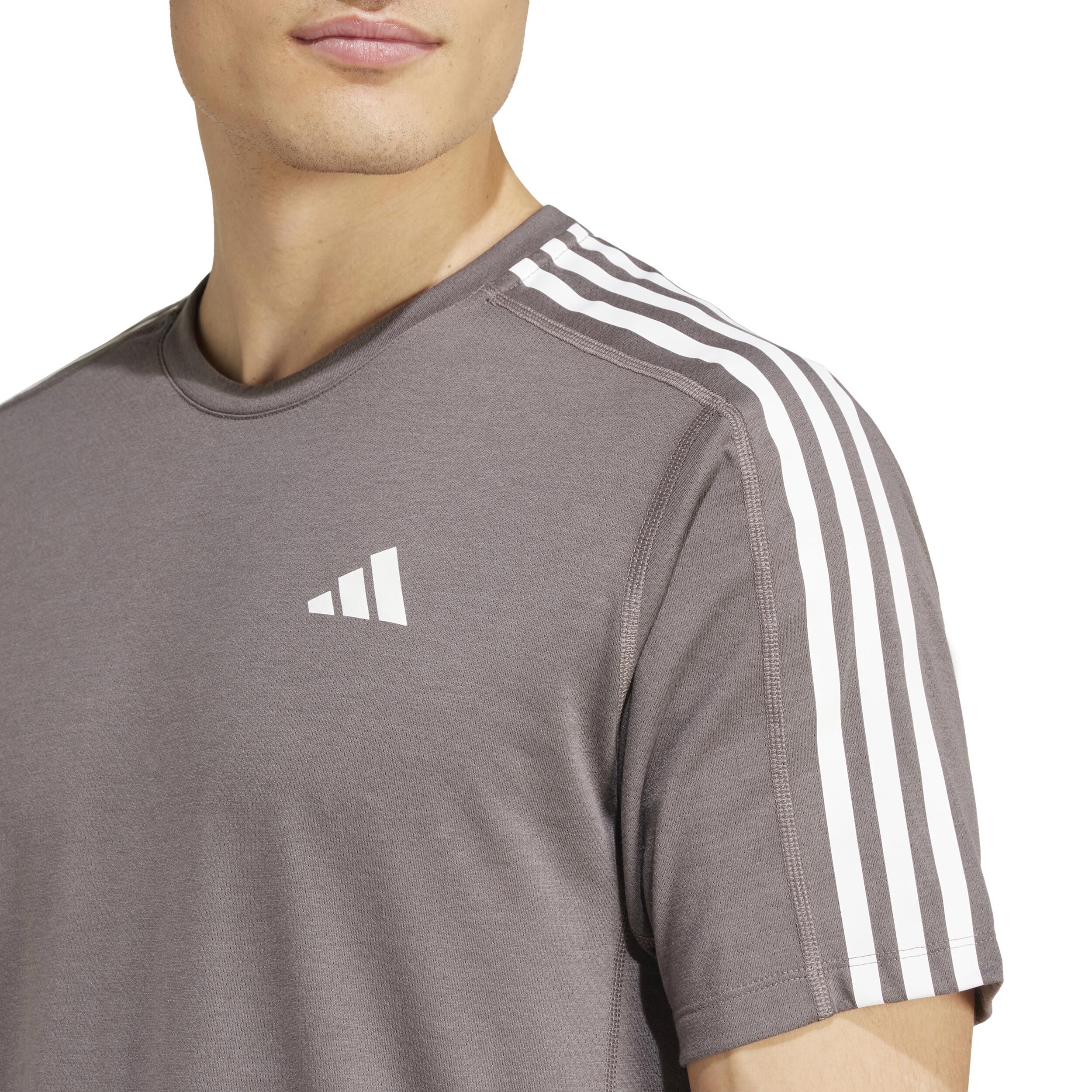 Buy adidas Own The Run 3S Running Shirt Men Grey online Running Point COM