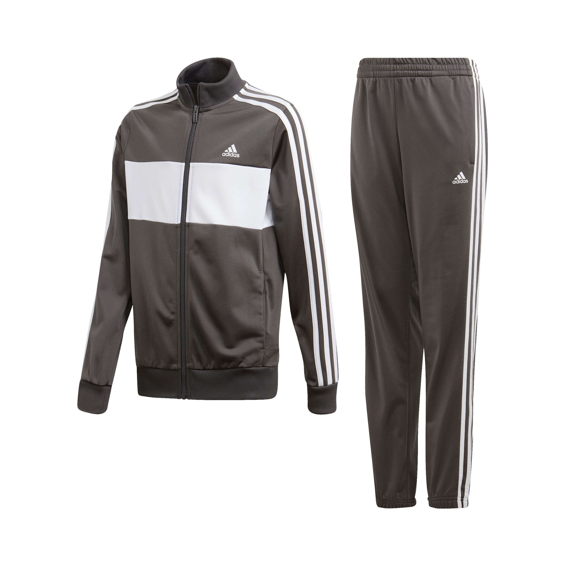 Grey adidas tracksuit boys store