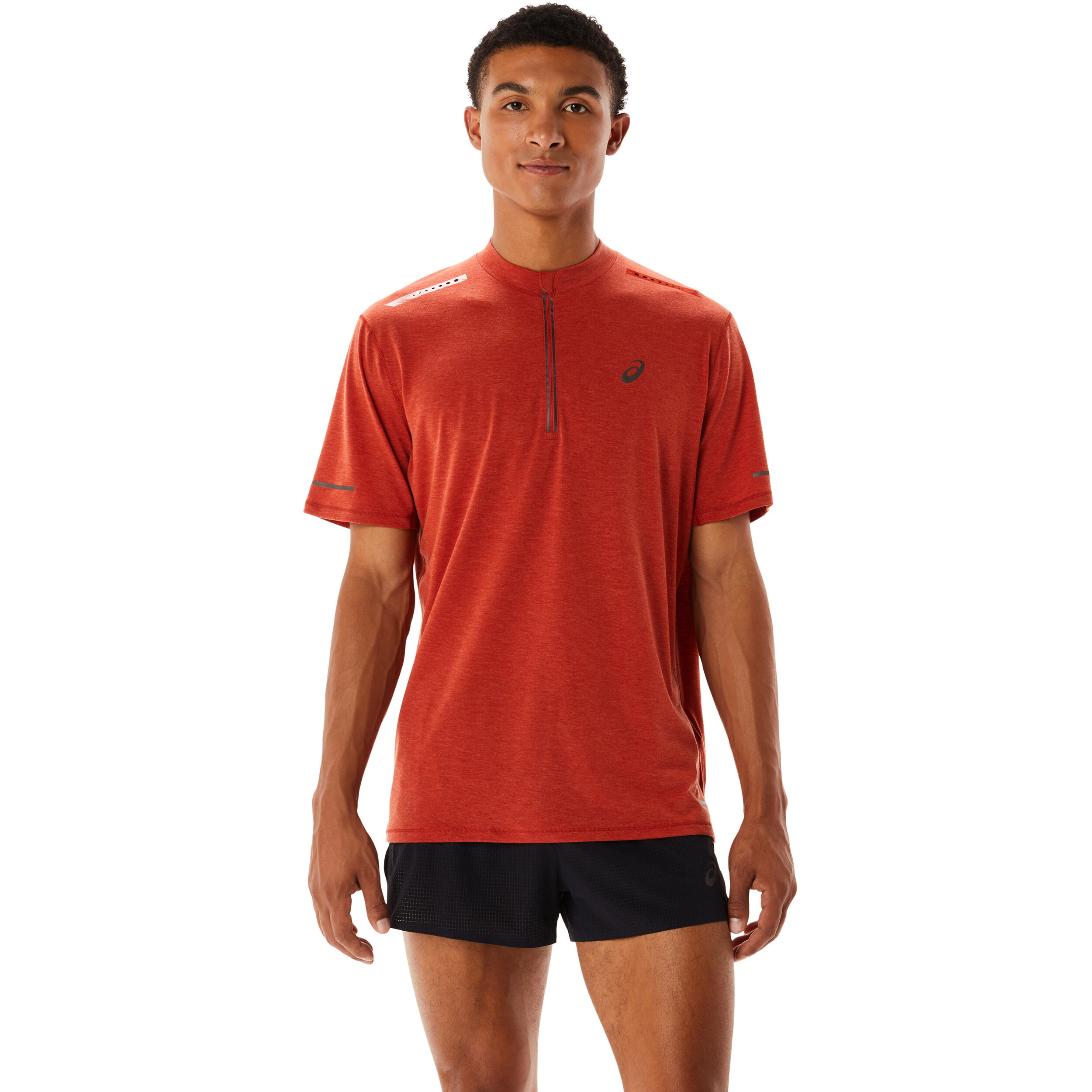 Half zip short sleeve running top top
