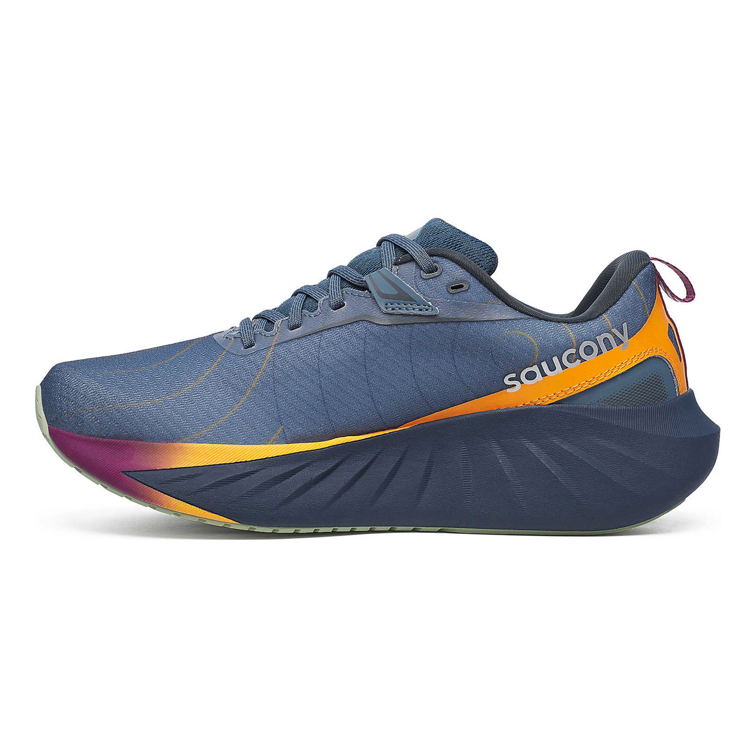 Buy Saucony Triumph 22 GTX Neutral Running Shoe Women Grey Orange online Running Point COM