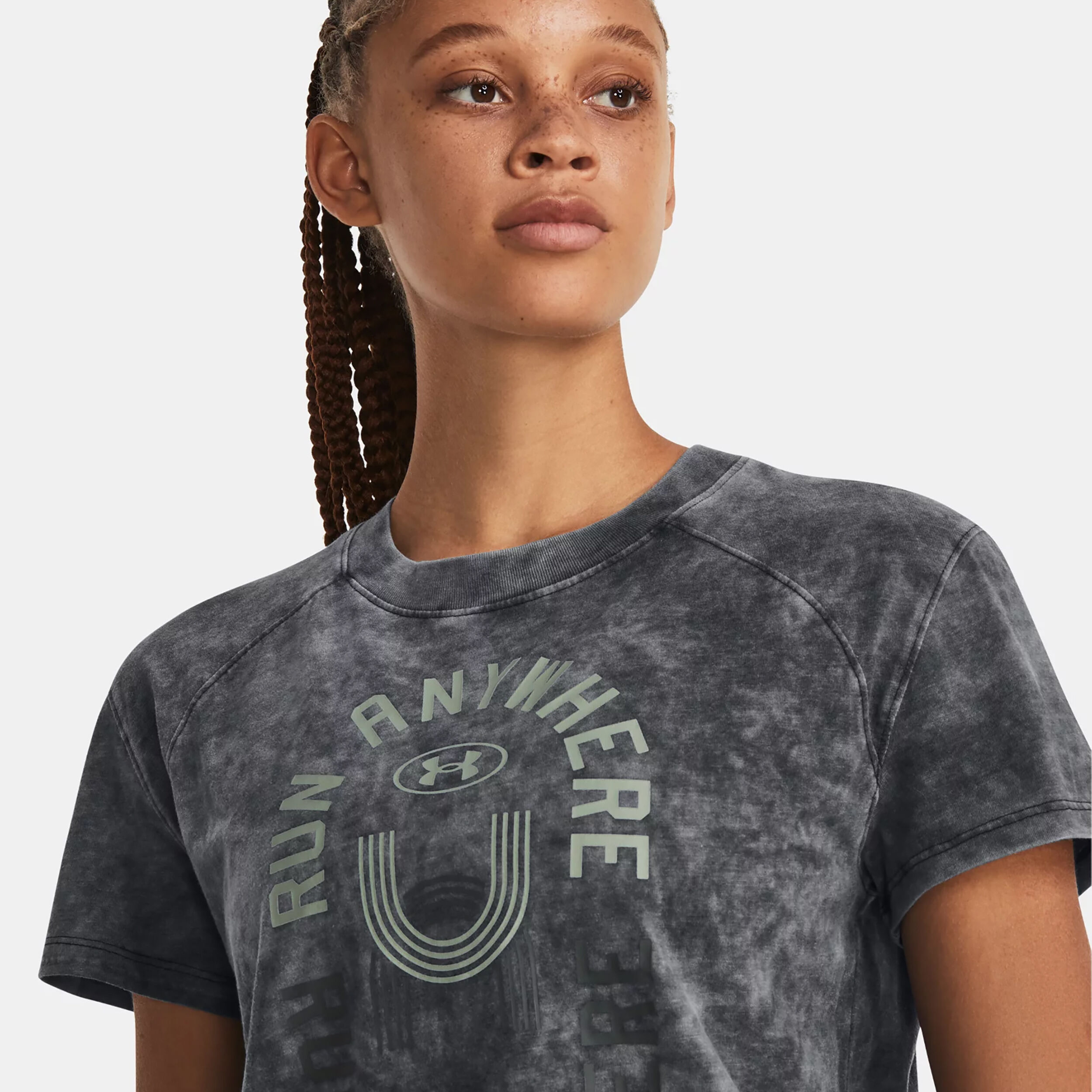 Under armour running shirt womens best sale