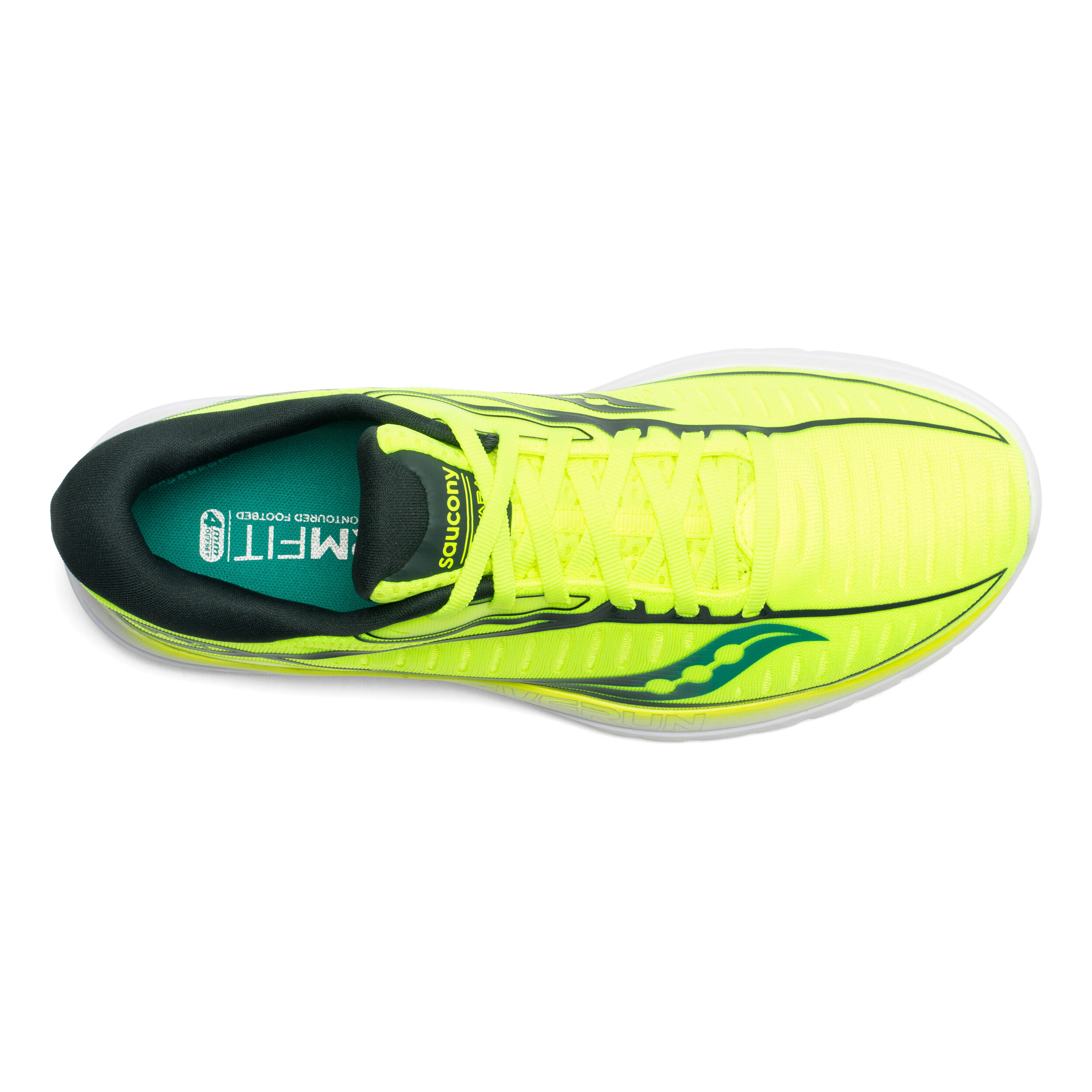 Buy Saucony Kinvara 10 Neutral Running Shoe Men Neon Yellow Turquoise online Running Point COM