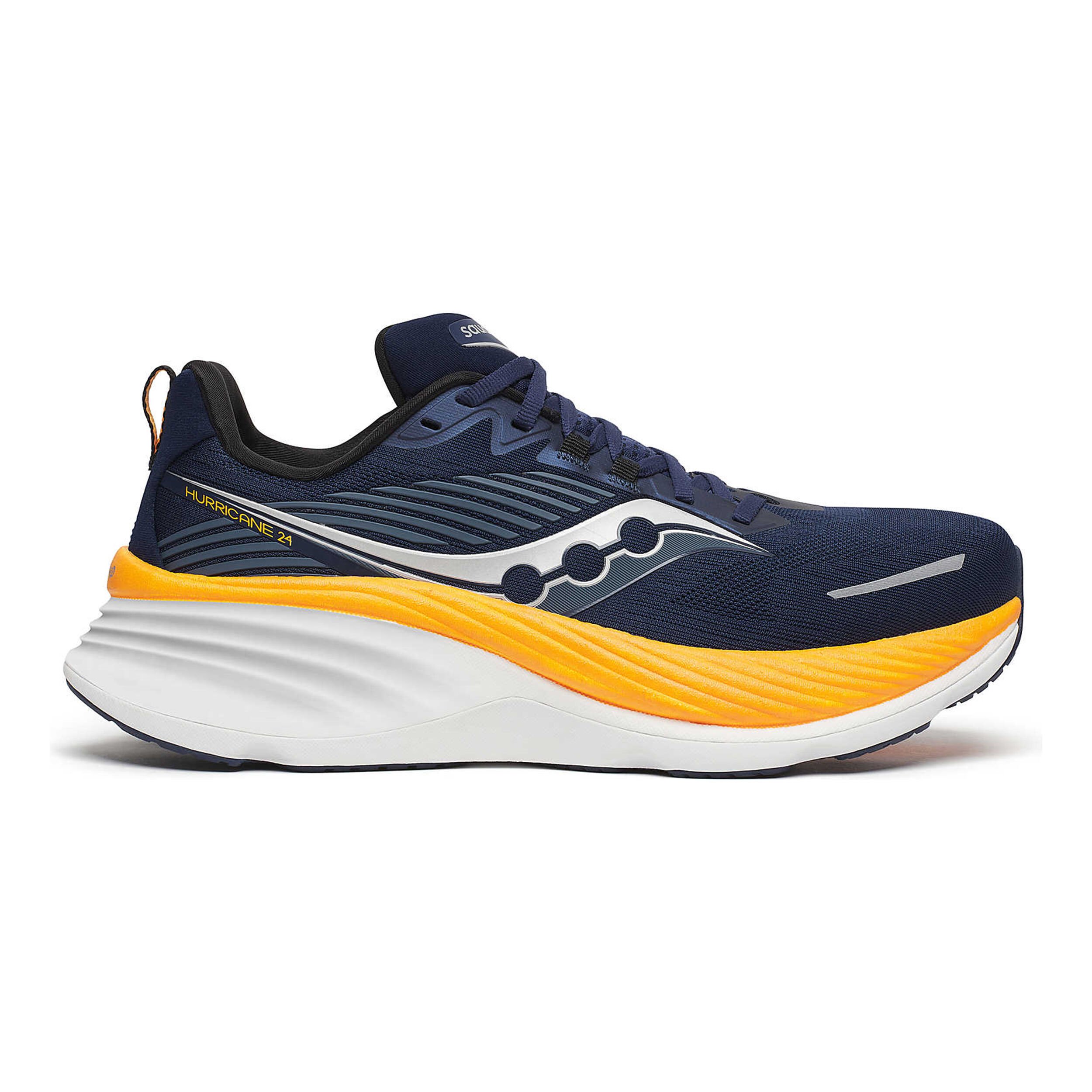 Buy Saucony Hurricane 24 Stability Running Shoe Men Dark Blue Orange online Running Point COM