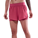 Nike Clothing Nike Swift 2in1 Short Running shorts Women-berry, silver