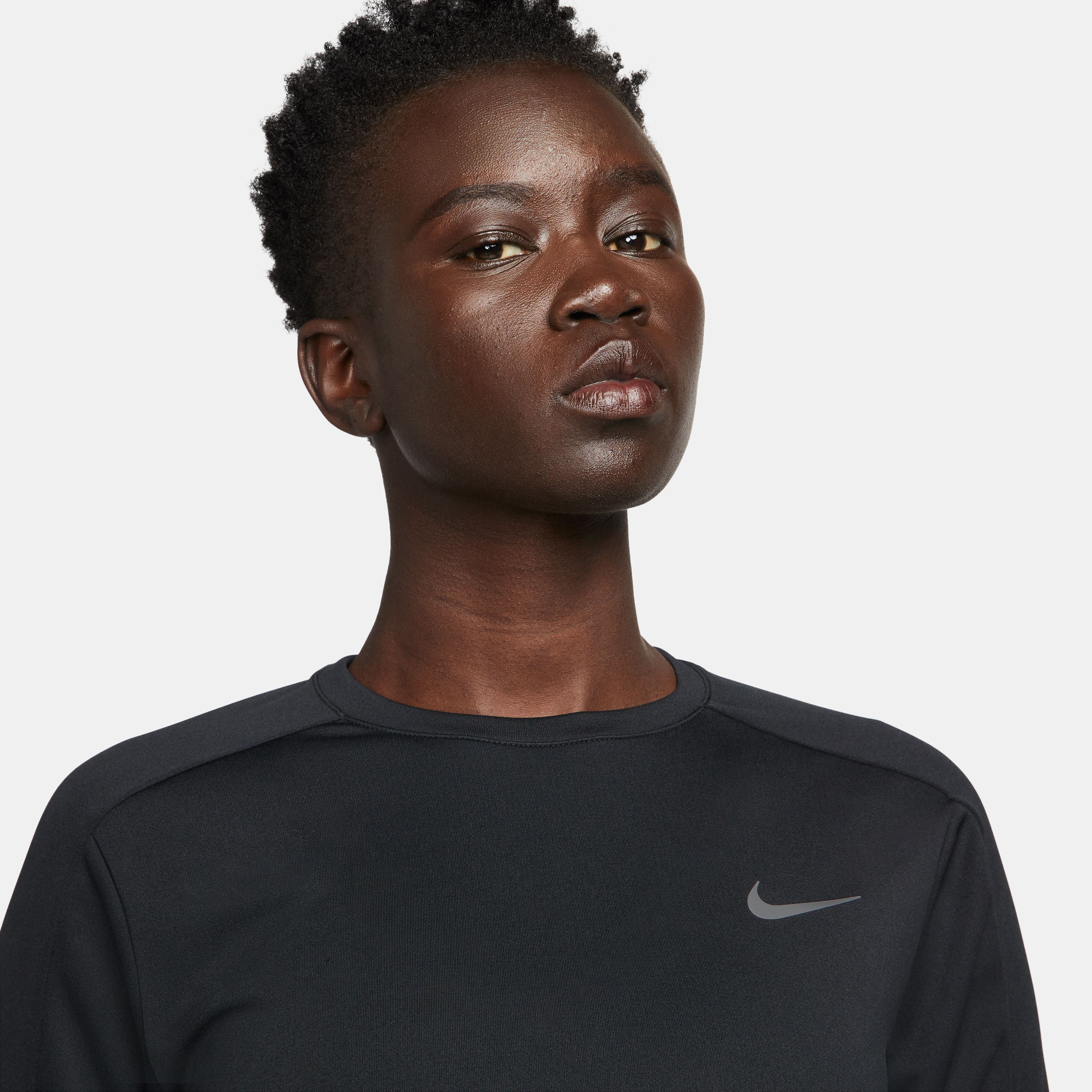 Nike black crew neck sale womens