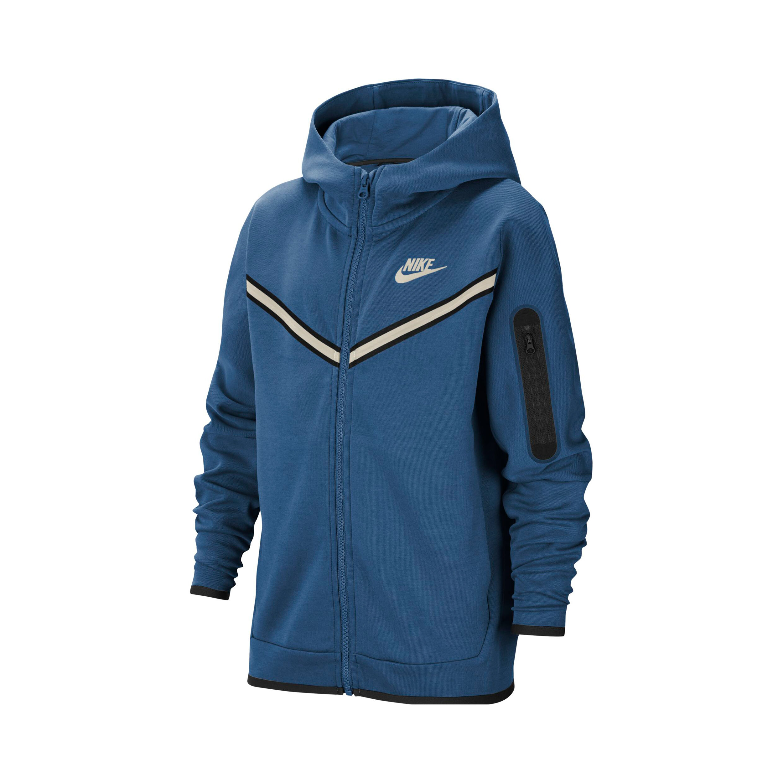 Buy Nike Sportswear Tech Fleece Zip Hoodie Boys Blue online Running Point COM