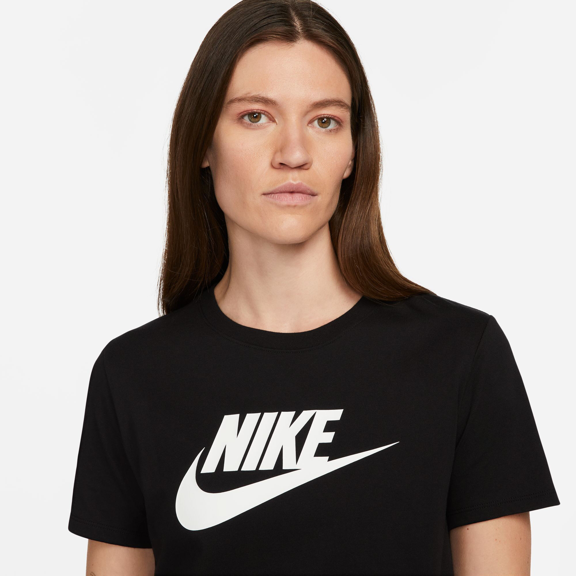 Buy Nike New Sportswear Essential Icon Futura T Shirt Women Black online Running Point COM