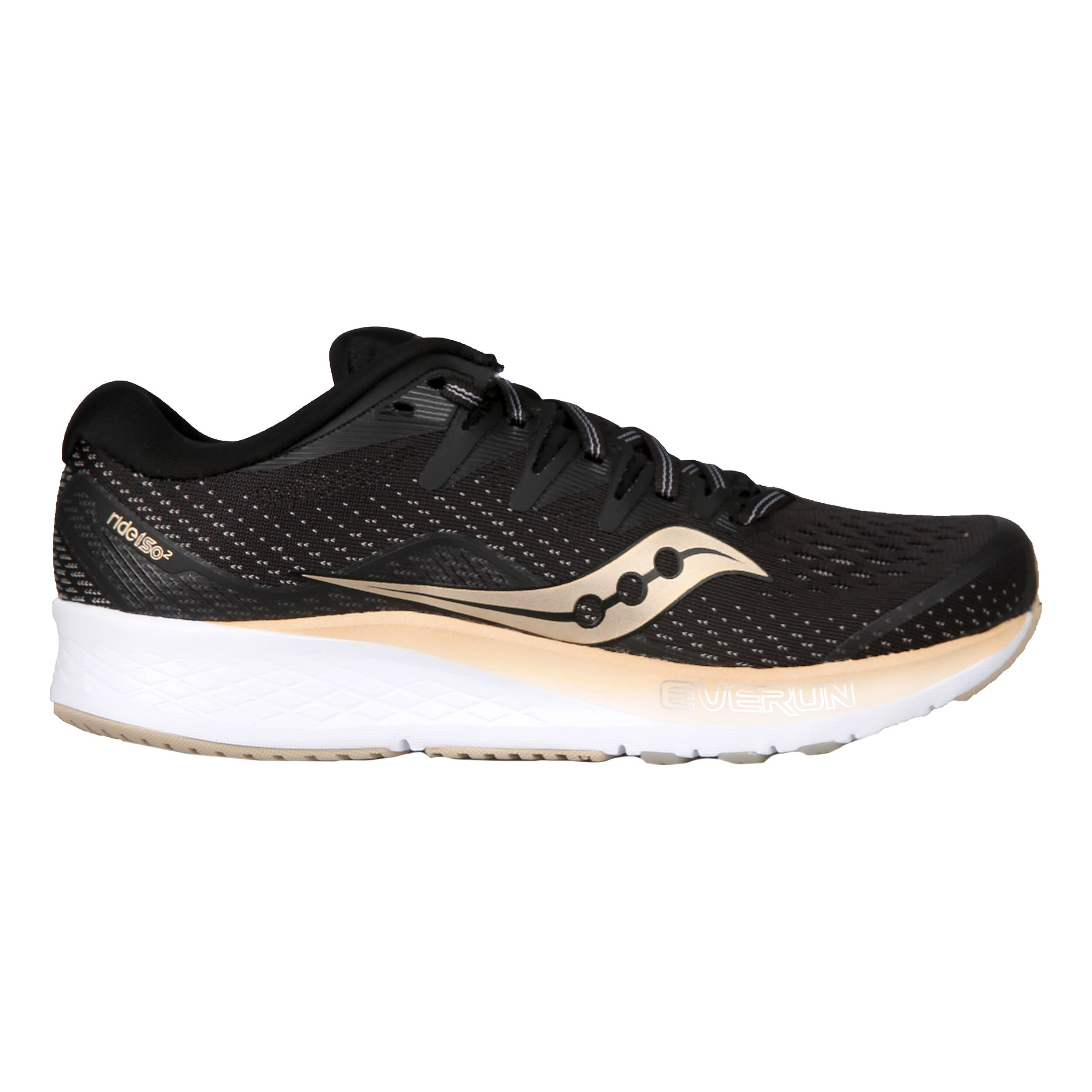 Saucony ride iso 2 womens hotsell black gold