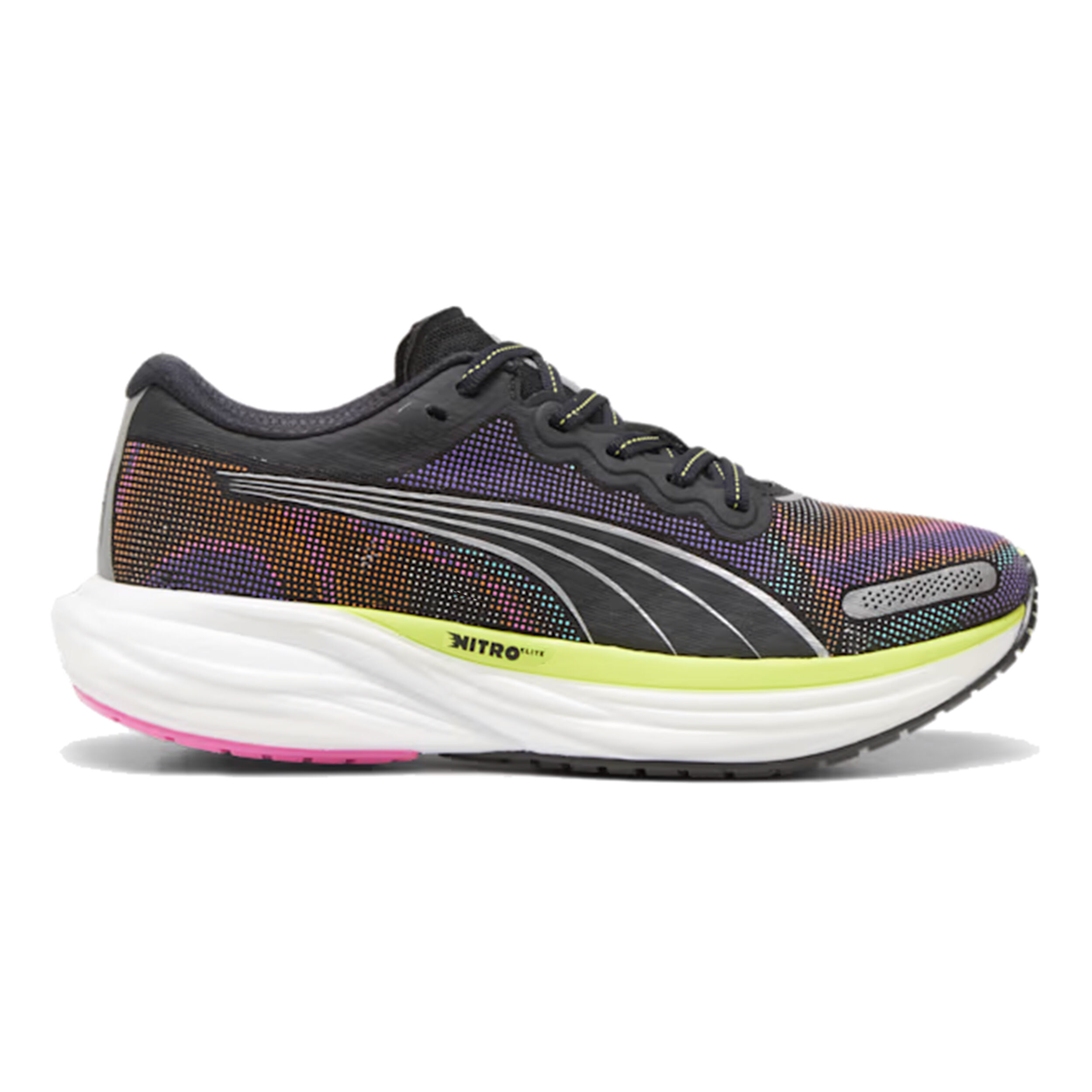 Buy Puma Deviate Nitro 2 Psychedelic Rush Neutral Running Shoe Women Black,  Lime online | Running Point COM