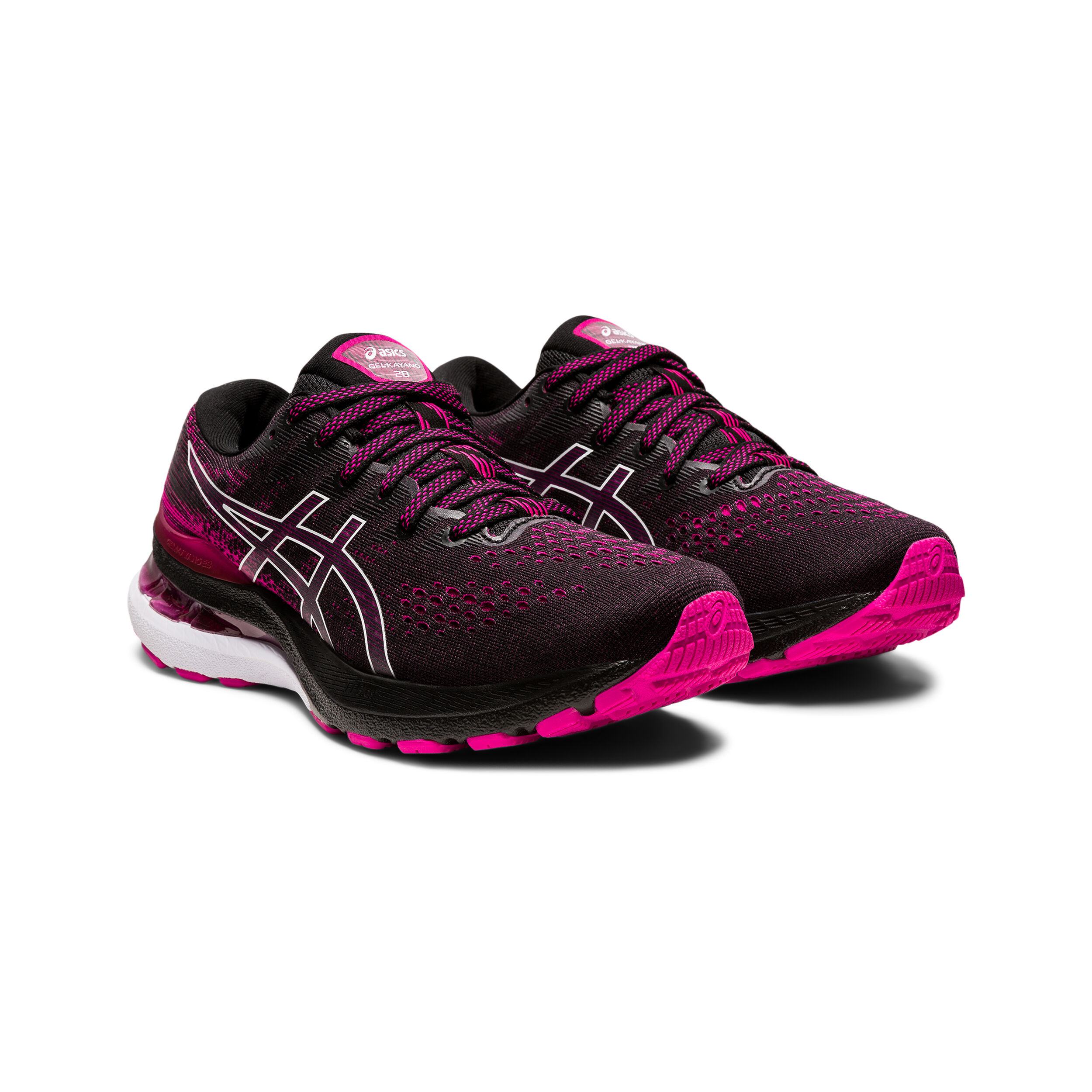 Gel kayano pink black best sale