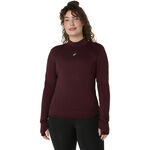 ASICS Clothing ASICS Road Winter Seamless Running shirt Women-dark red