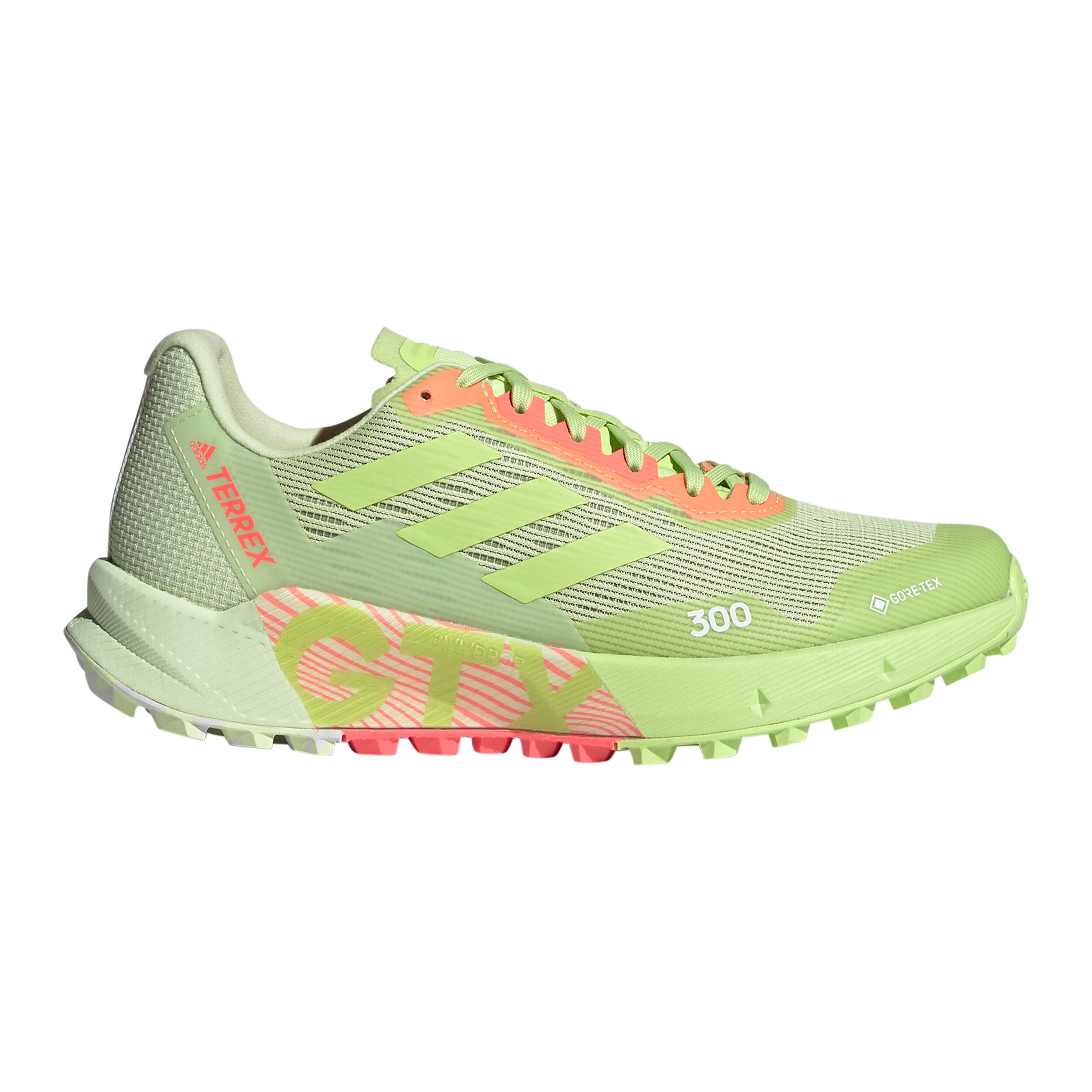 Buy adidas Terrex Agravic Flow 2 GTX Trail Running Shoe Women Lime Orange online Running Point COM