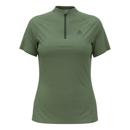 T-Shirt Crew Neck Shortsleeve Half-Zip Essential