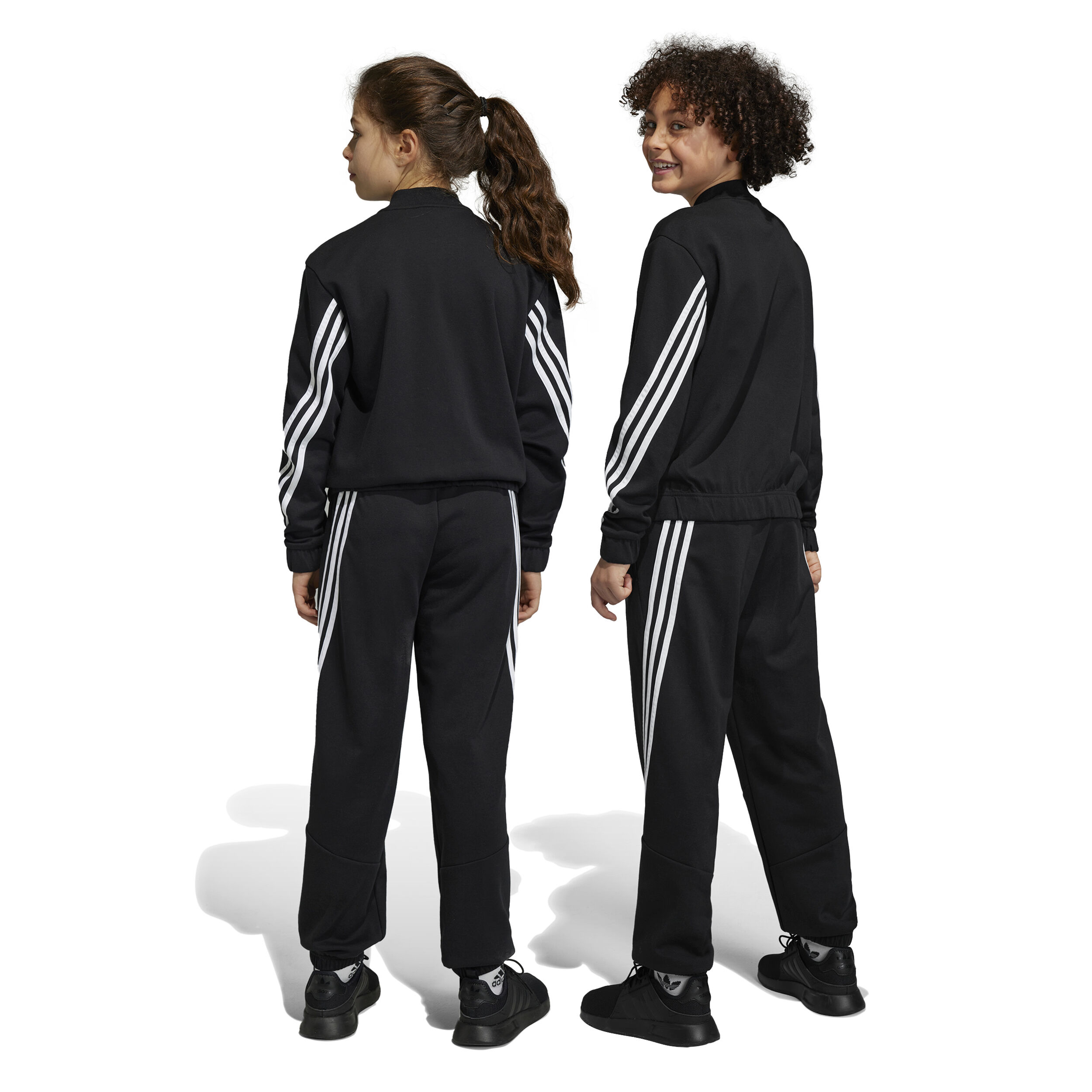 Buy adidas Future Icon 3 Stripes Tight Tracksuit Boys Black online Running Point COM