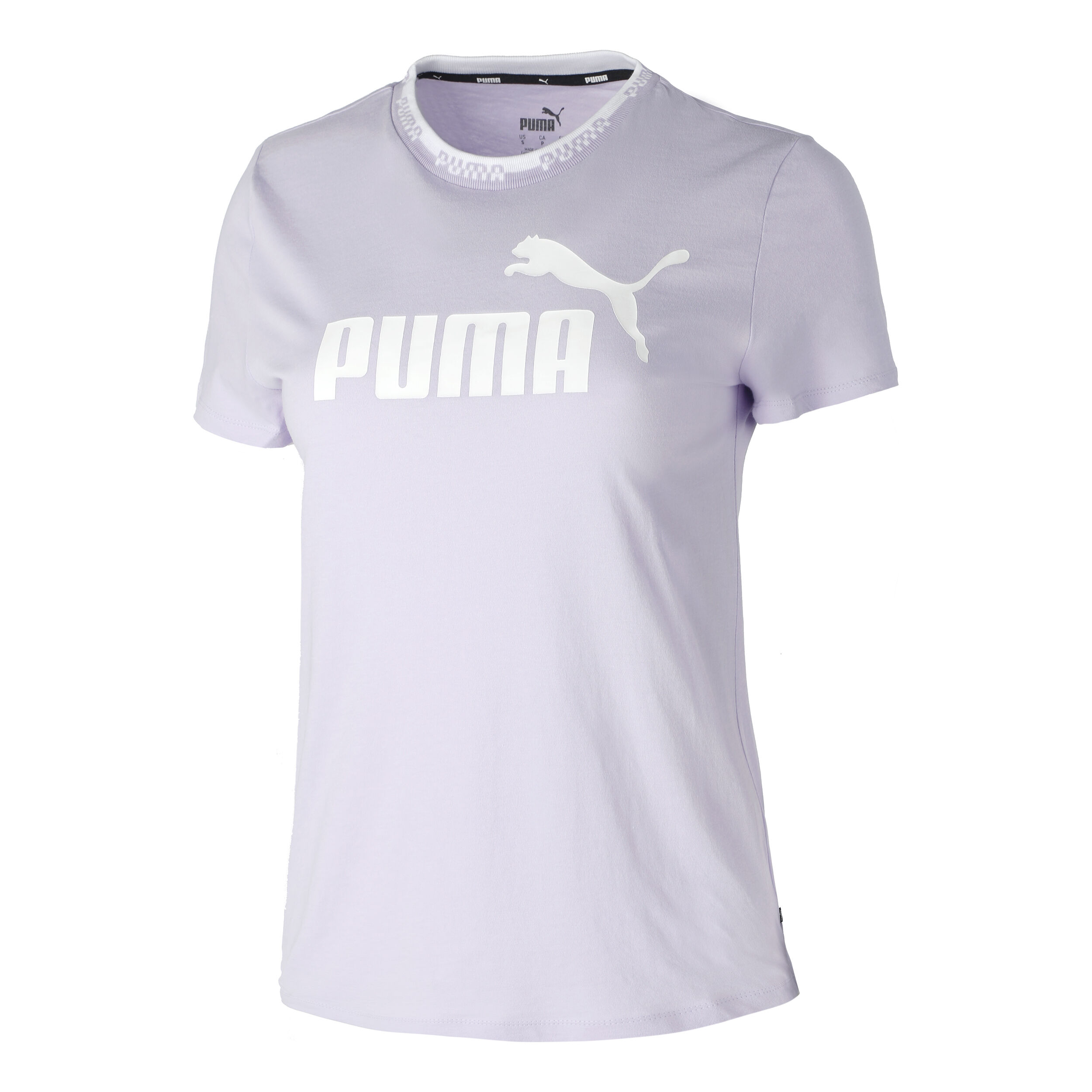 Buy Puma Amplified Graphic T Shirt Women Lilac White online Running Point COM