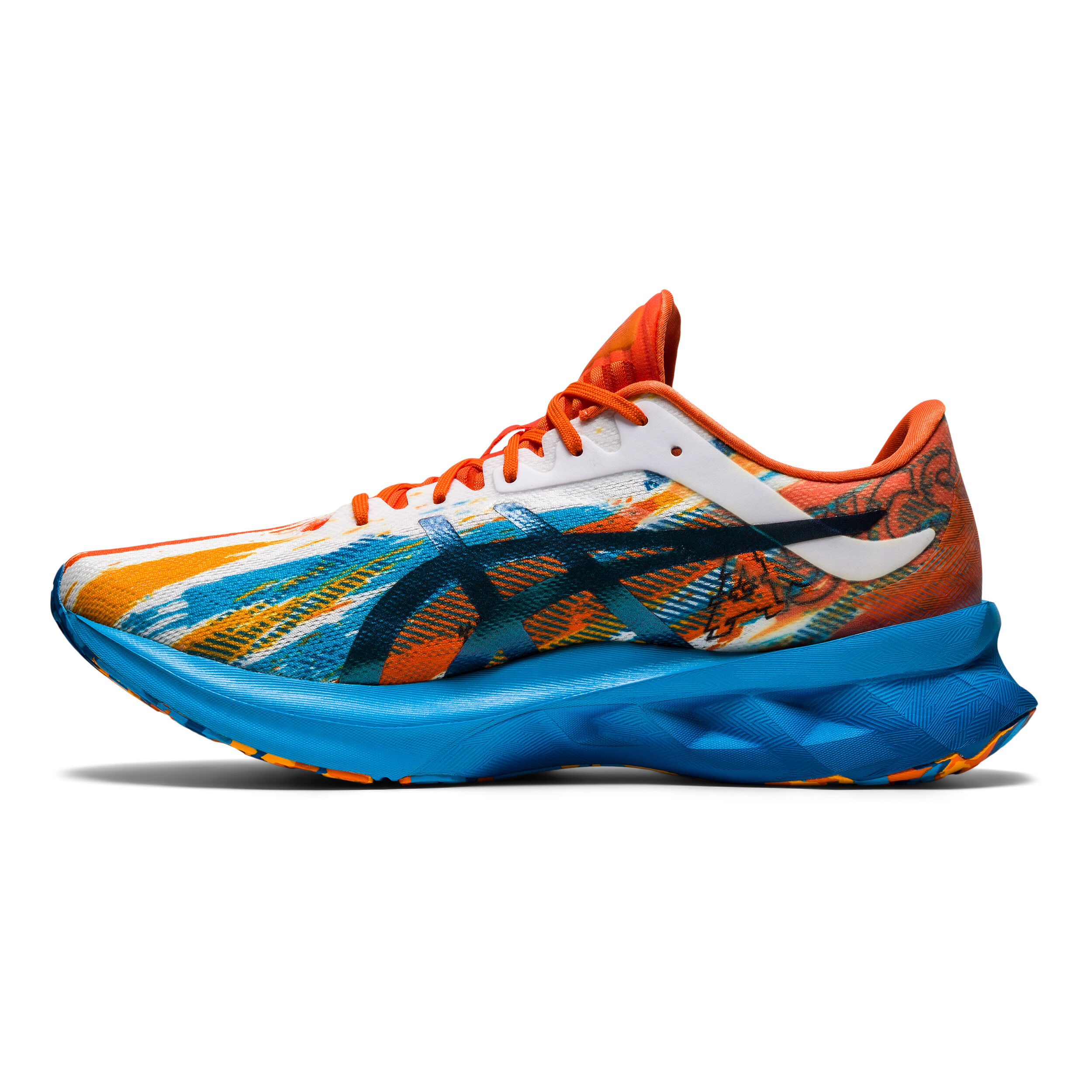 Buy ASICS Gel Noosa Novablast Noosa Neutral Running Shoe Men Blue Orange online Running Point COM