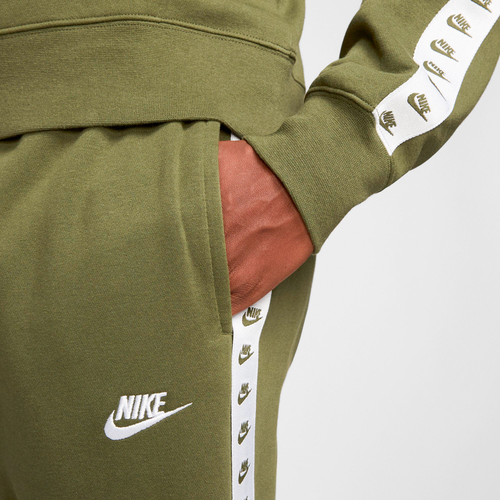 Army green nike tracksuit shop