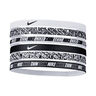 Printed Hair Band 6 Pack-White,Black