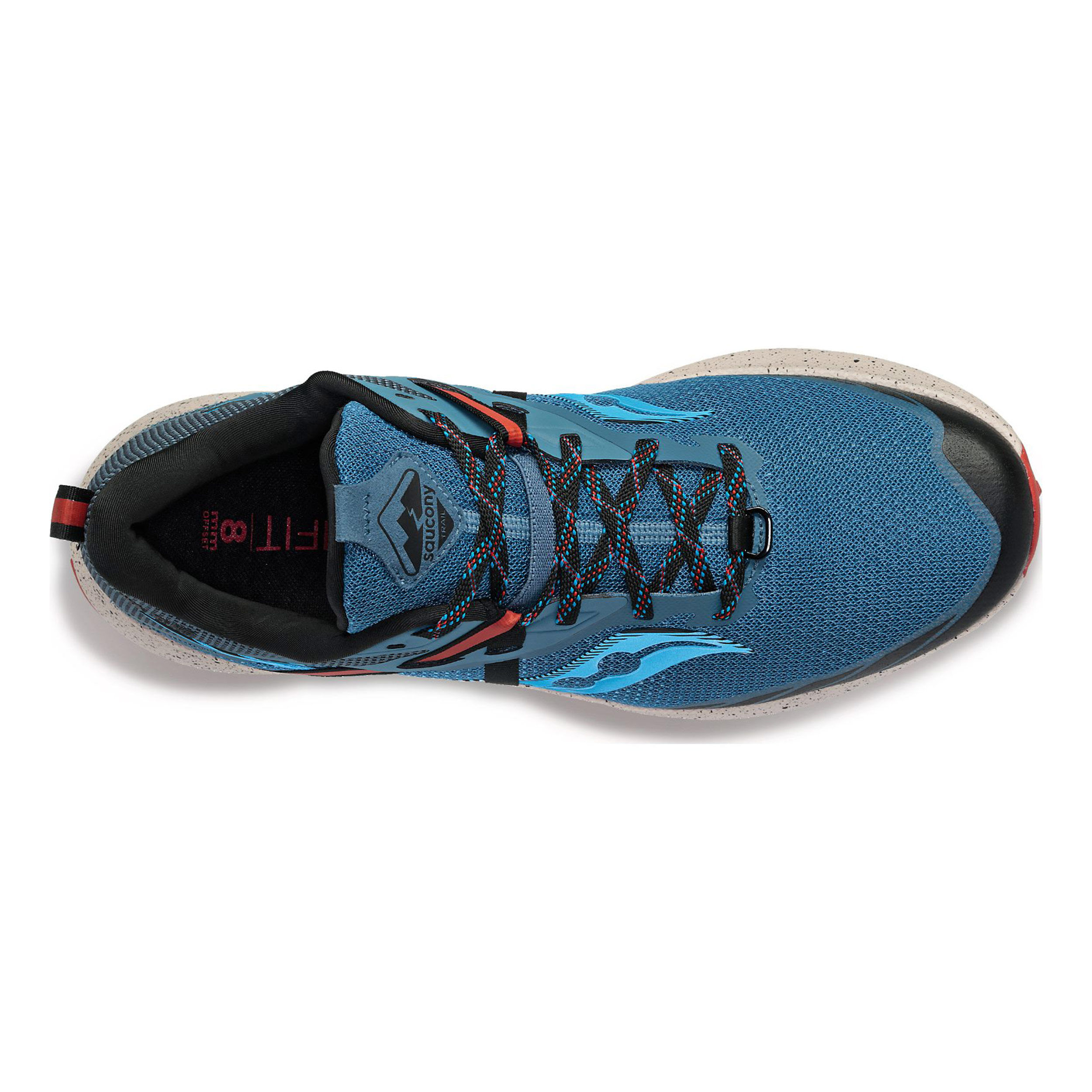 Buy Saucony Ride 15 TR Trail Running Shoe Men Blue Red in size 46 5 online Running Point COM