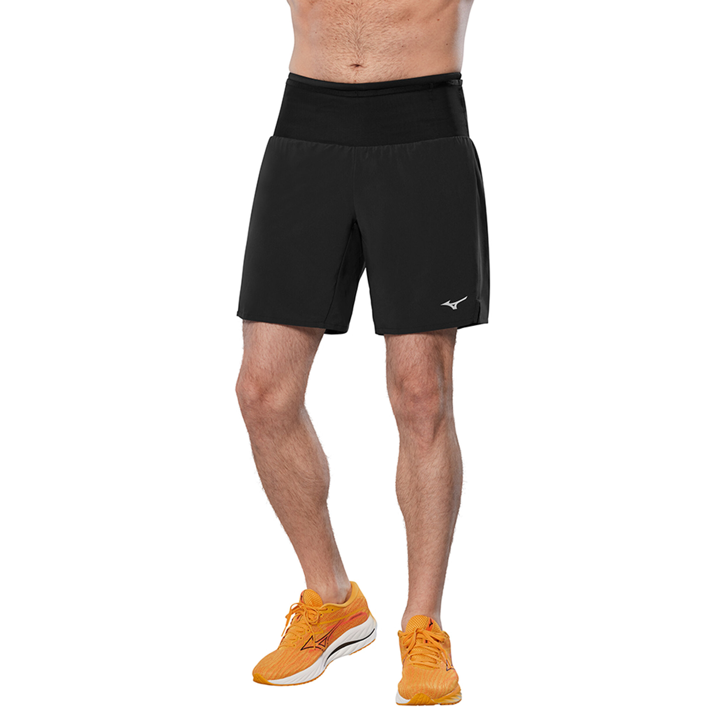 Buy Mizuno Multi Pocket 2in1 7.5 Running Shorts Men Black online Running Point COM