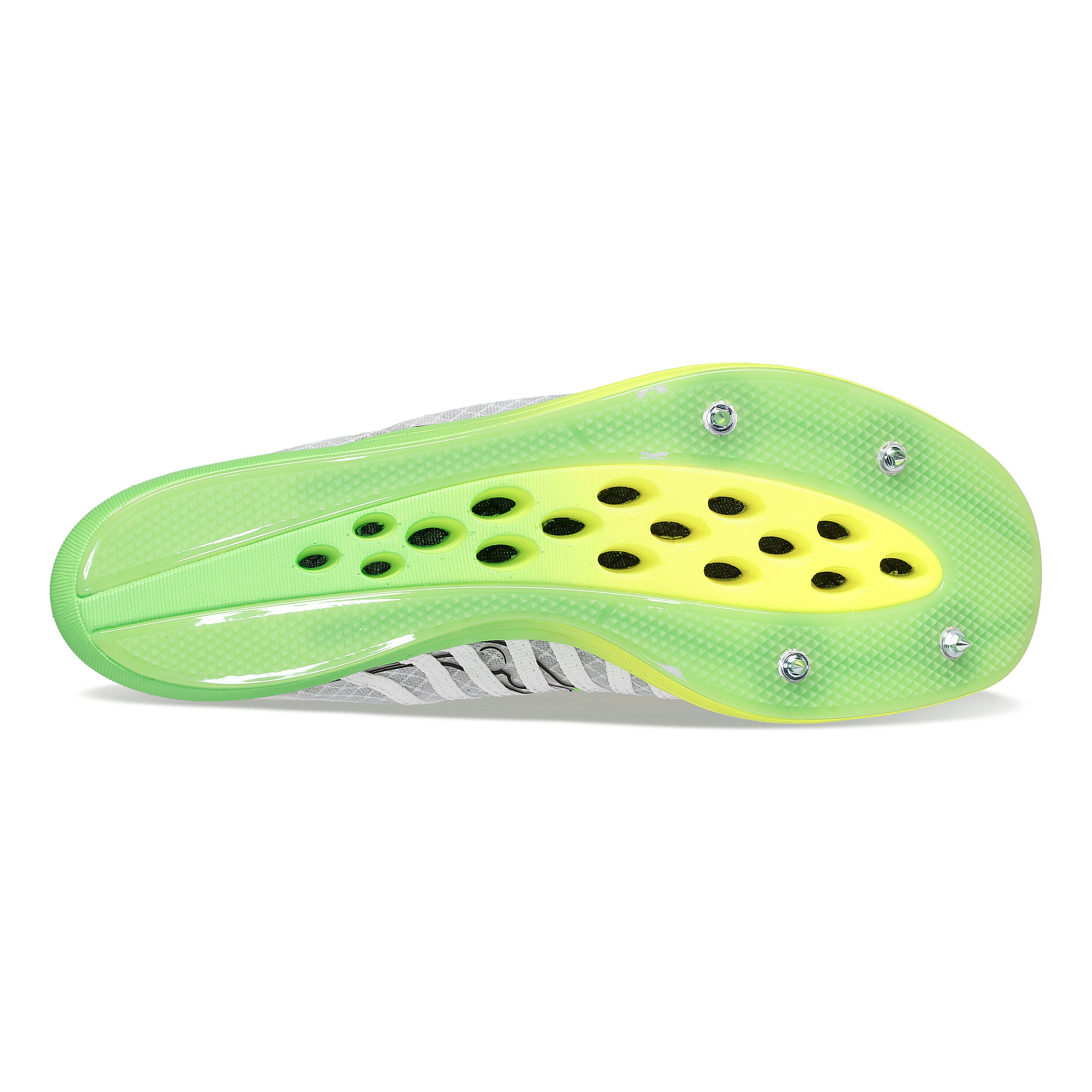 Neon green track spikes shop